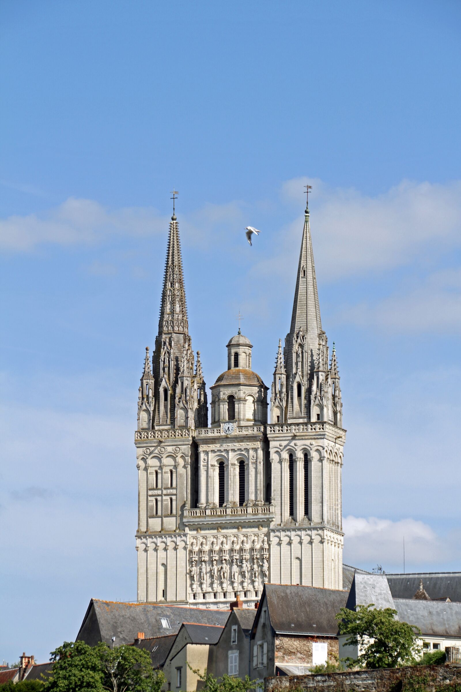 Canon EOS 7D sample photo. Cathedral, city of angers photography