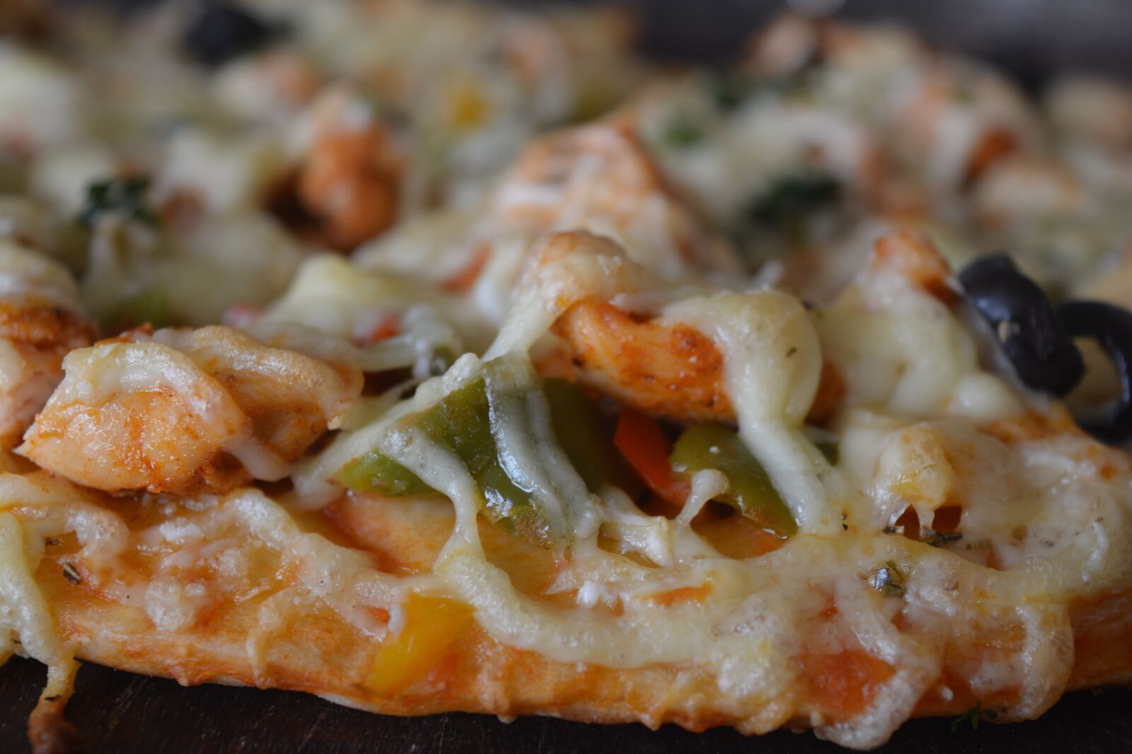 Nikon D5200 sample photo. Pizza slice, pizza, food photography