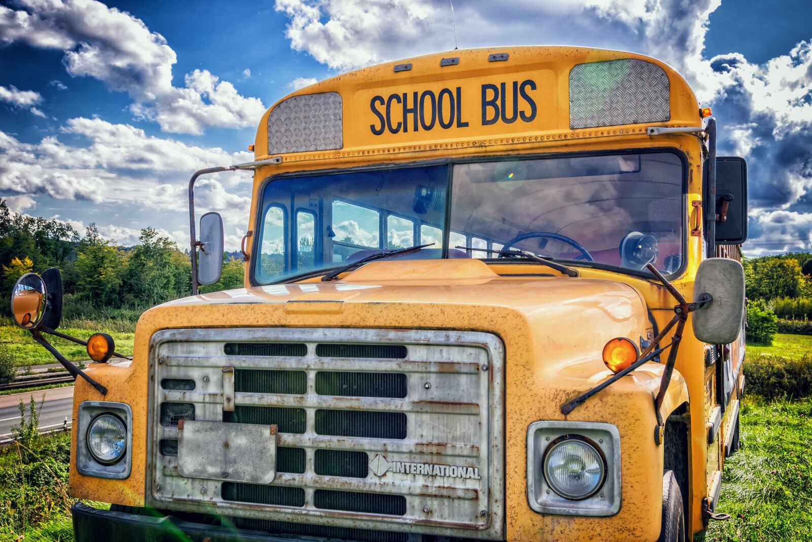 Nikon D3300 sample photo. Bus, school bus, vehicle photography