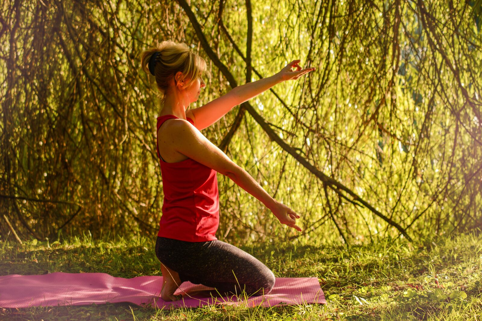 Nikon D5200 sample photo. Yoga, calm, release photography