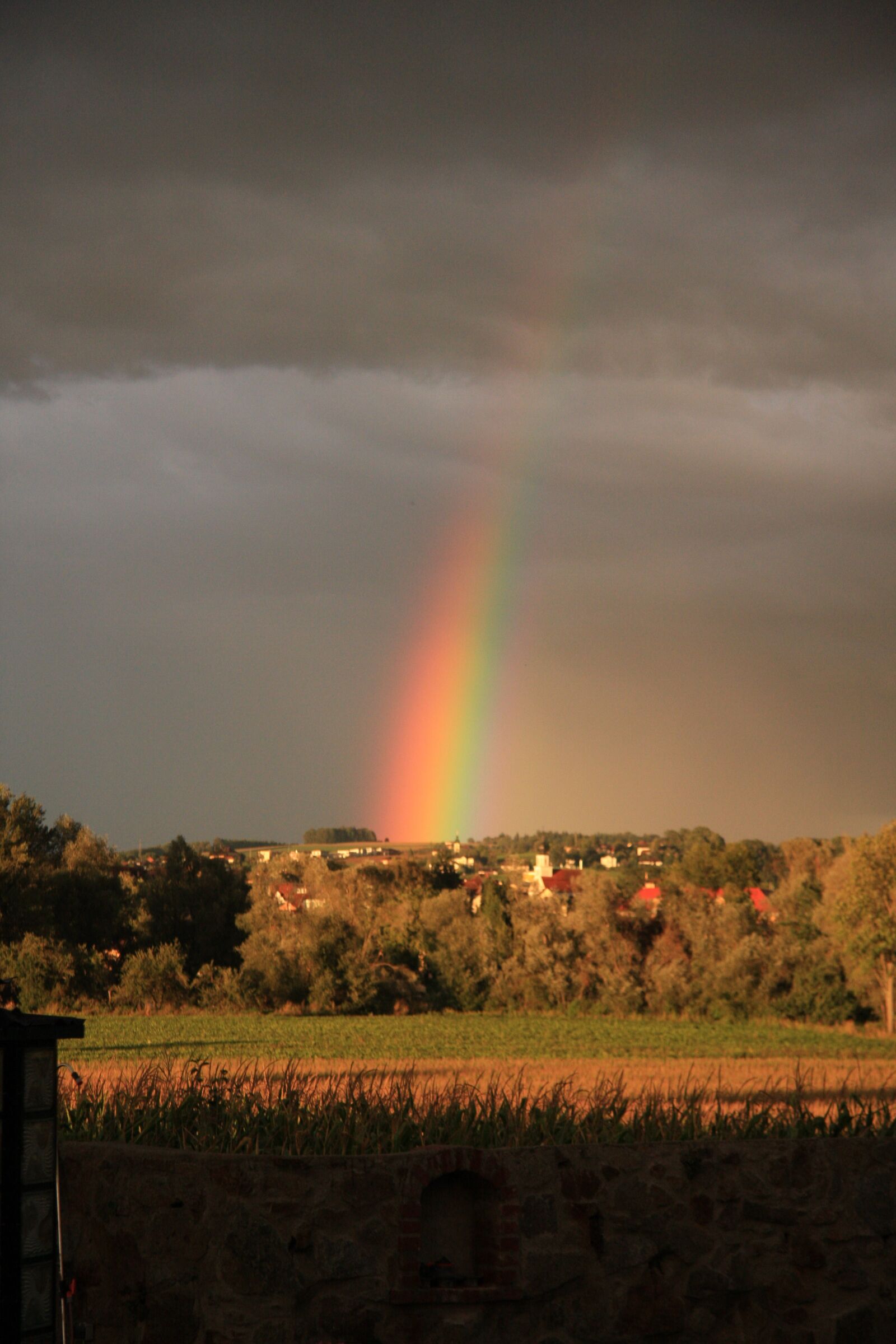 Canon EF-S 17-85mm F4-5.6 IS USM sample photo. Rainbow, sky, landscape photography