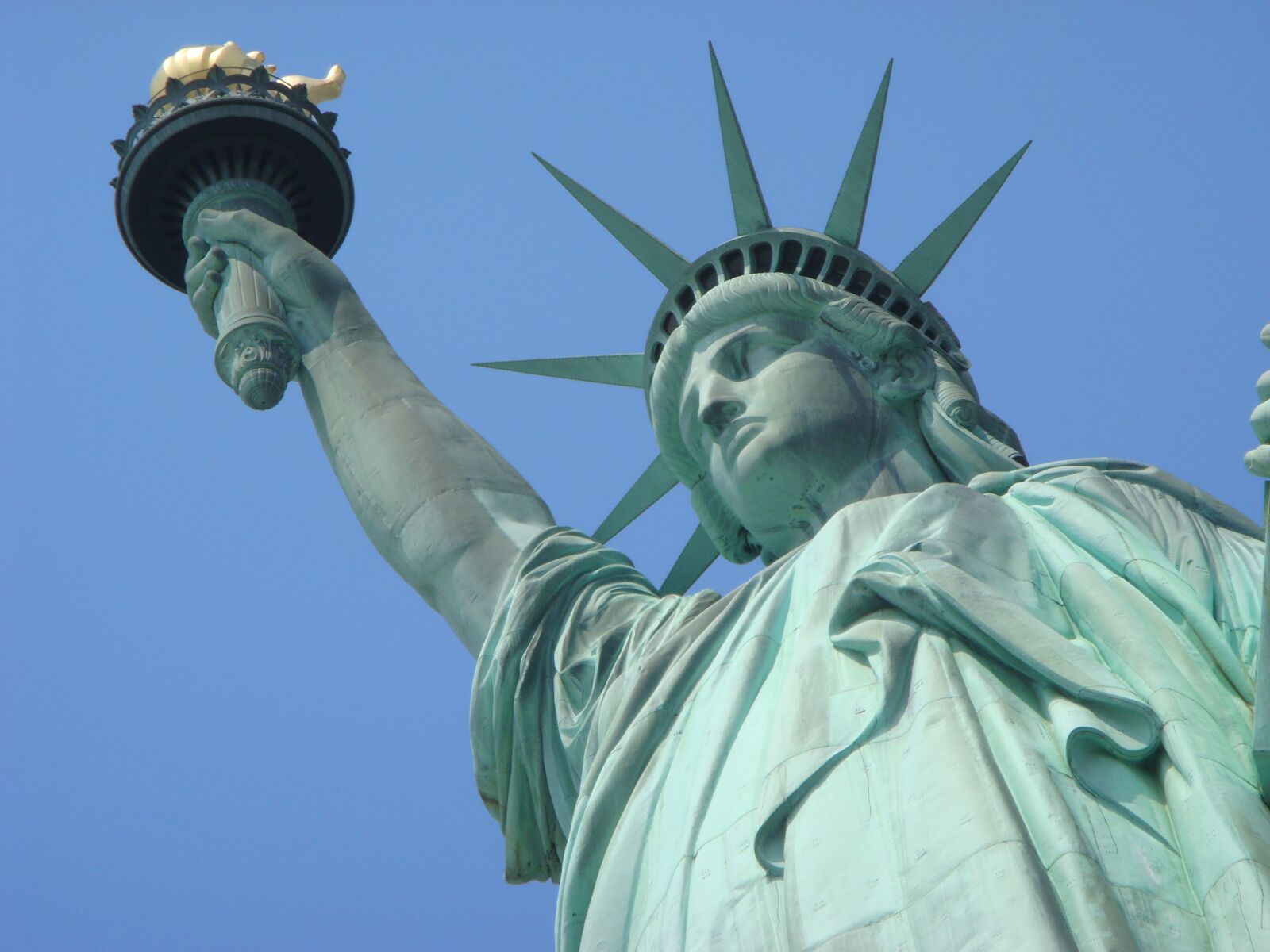 Sony DSC-T100 sample photo. Statue of liberty, new photography