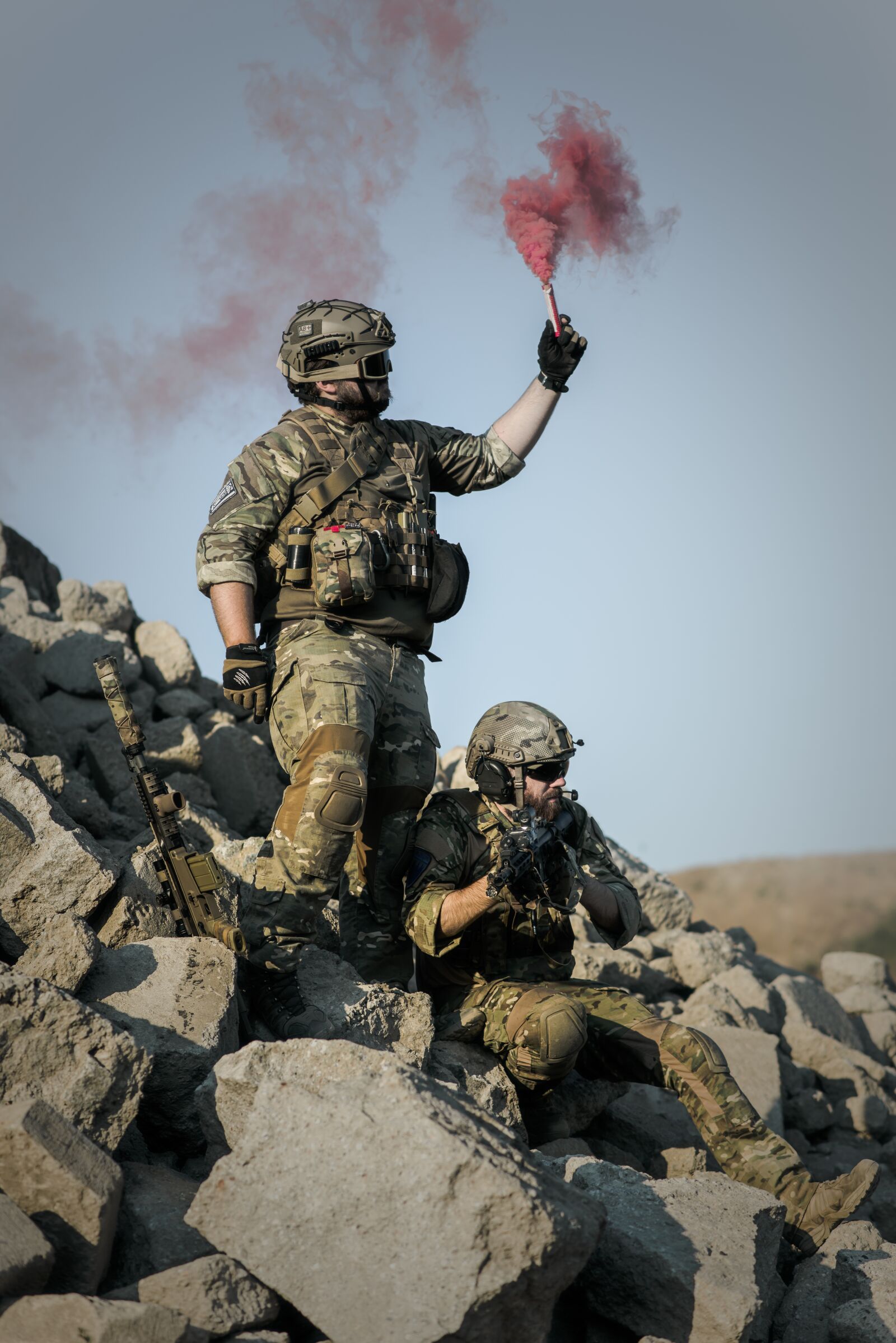 Nikon D600 sample photo. War, desert, guns photography