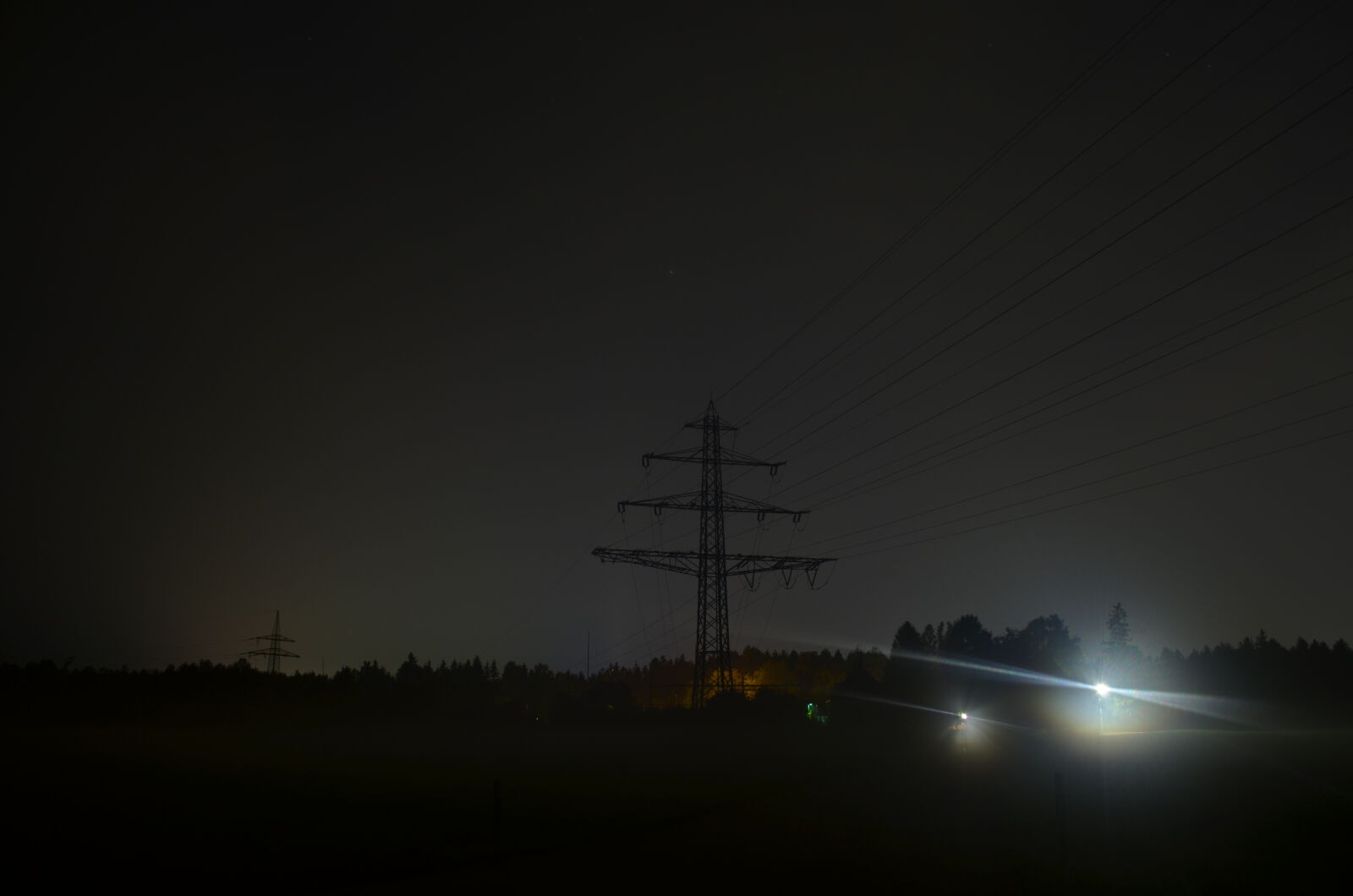 Nikon D5100 sample photo. Evening, sky, field, forest photography