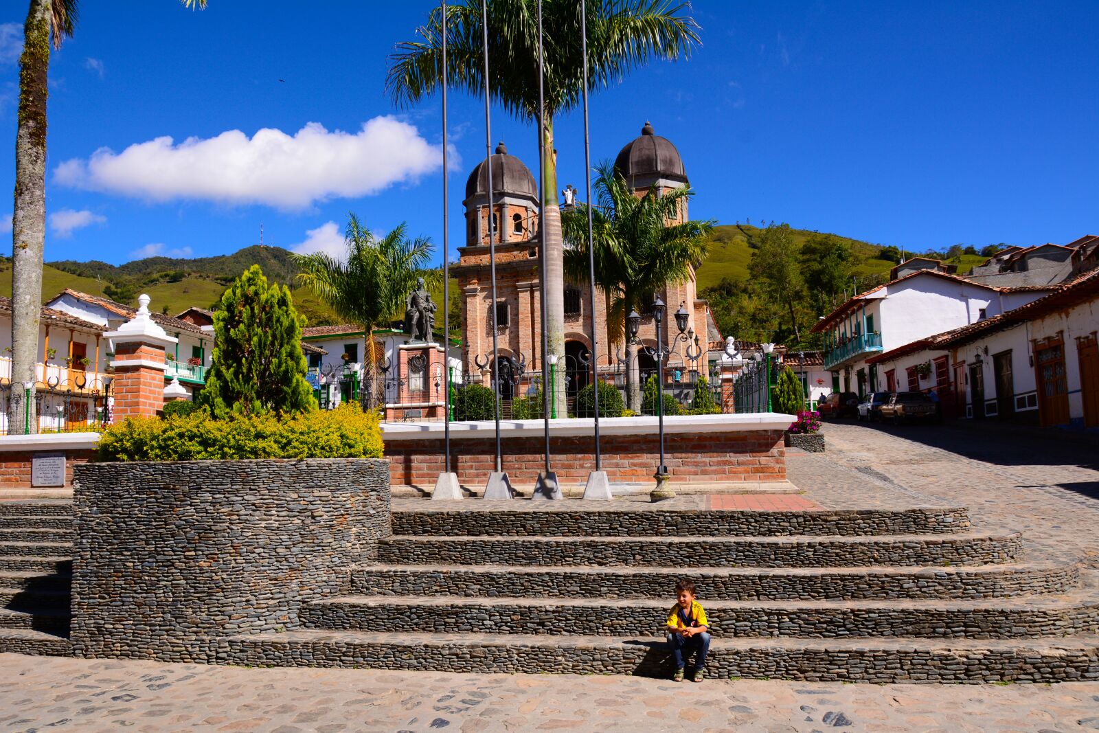 Nikon D7100 sample photo. Conception antioquia, park, church photography