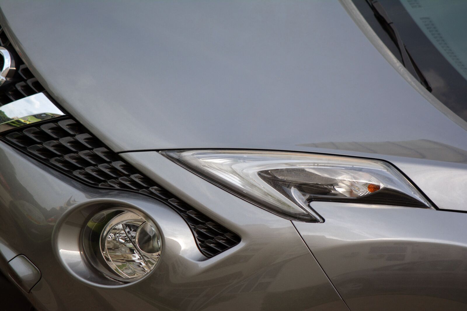 Nikon D5200 sample photo. Car detail, design, headlight photography