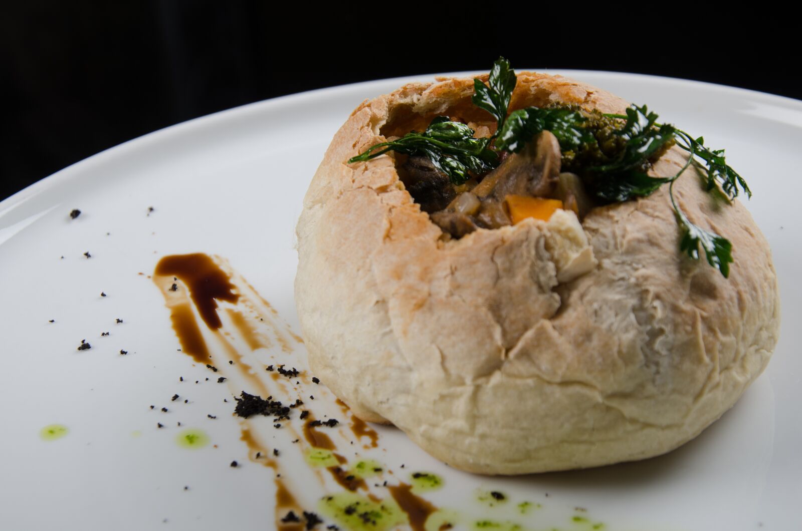 Nikon D7000 sample photo. Bread, filling, spices photography