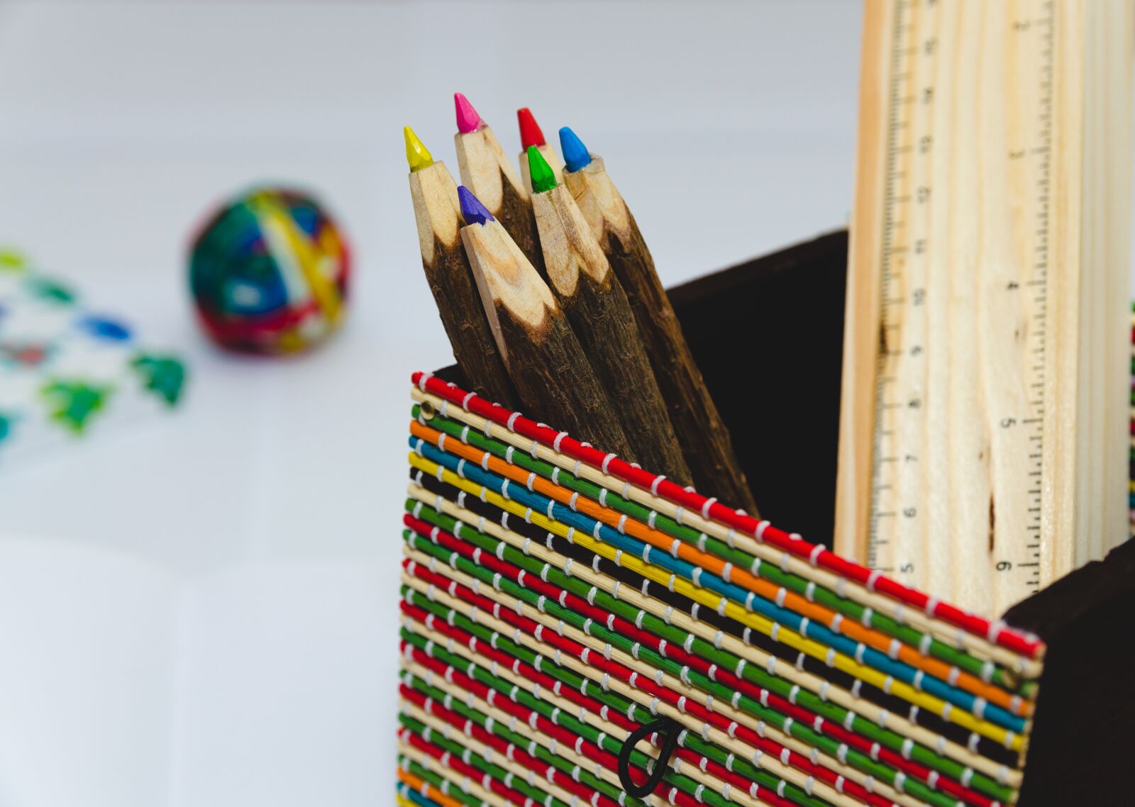 Nikon D5100 sample photo. Colored pencils, colors, coloured photography
