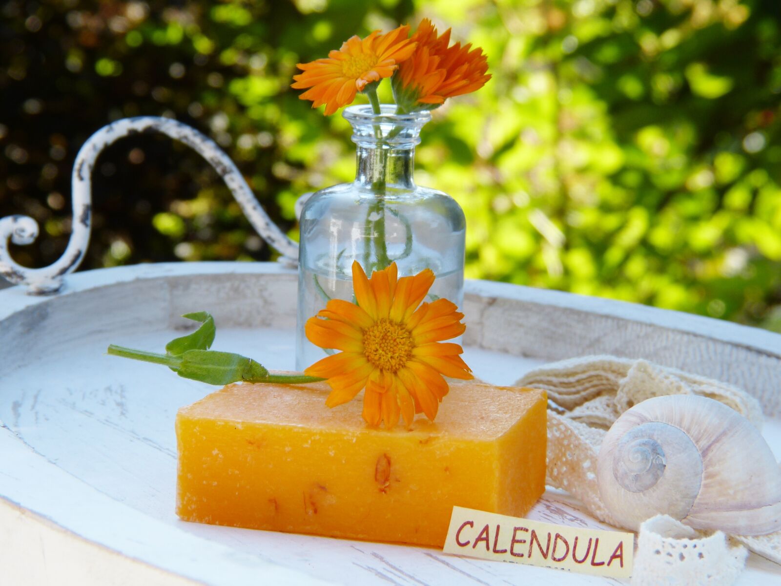 Panasonic Lumix DMC-FZ150 sample photo. Soap, calendula, marigold photography