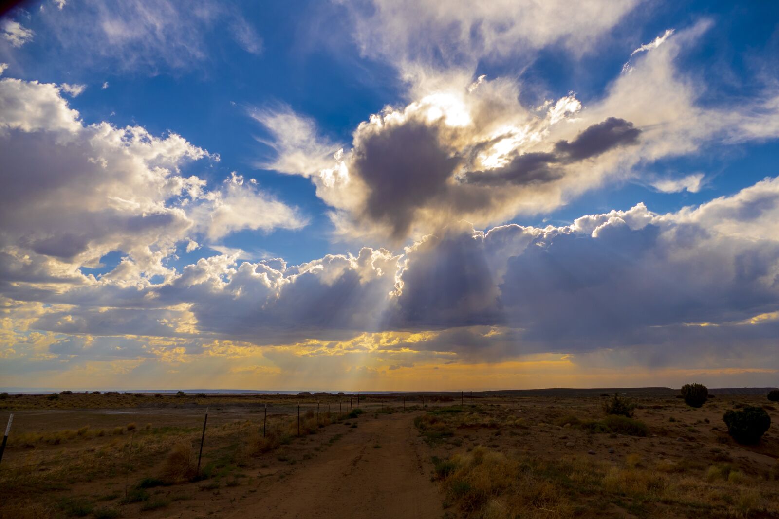 Panasonic Lumix DMC-FZ1000 sample photo. Clouds, desert, rain photography