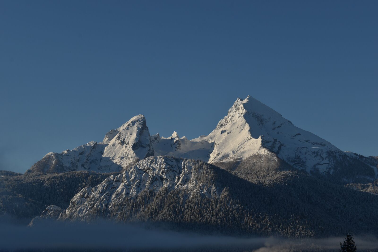 Nikon D5600 sample photo. Mountain, snow, panorama photography
