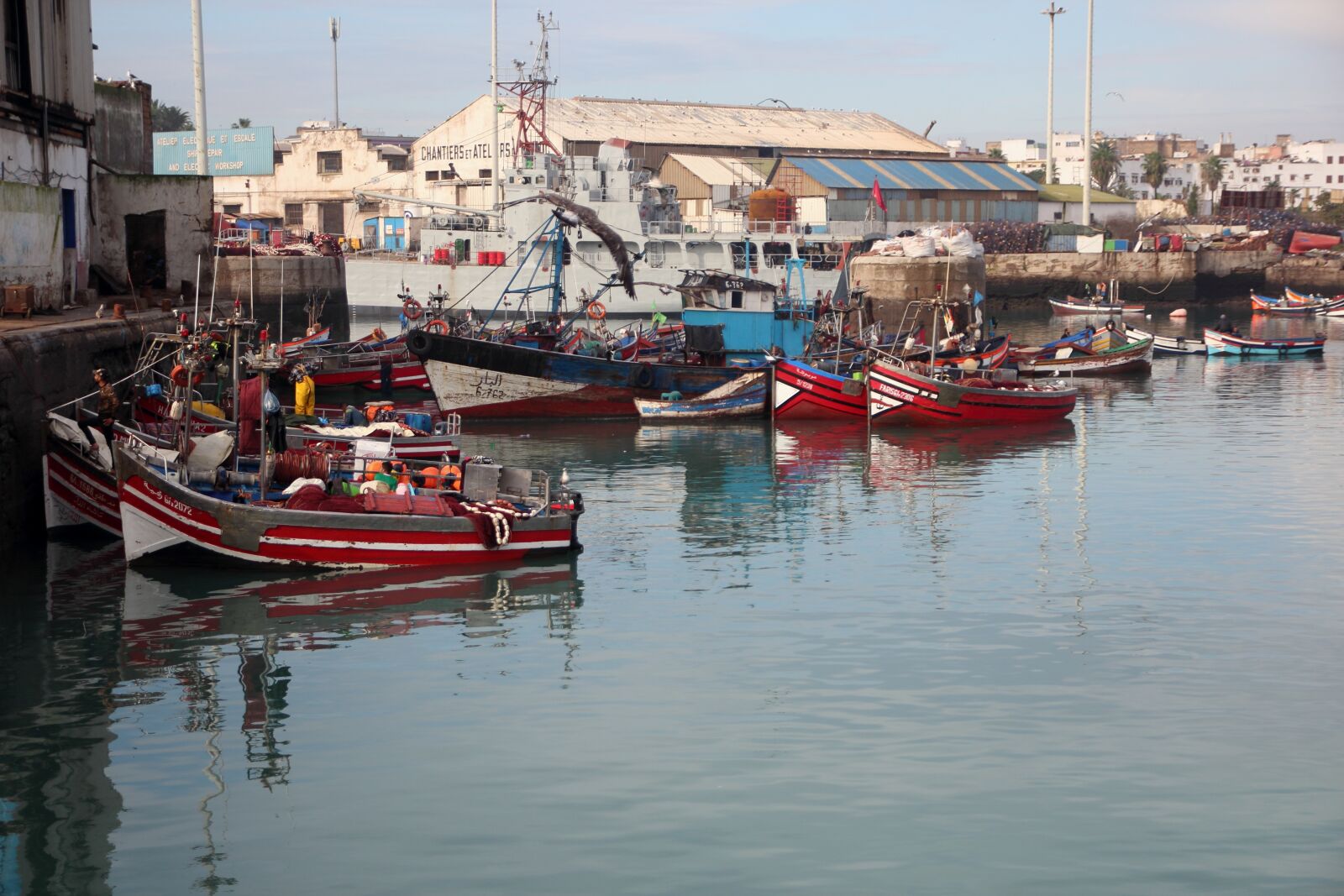 Canon EOS 600D (Rebel EOS T3i / EOS Kiss X5) sample photo. Port, casablanca, morocco photography
