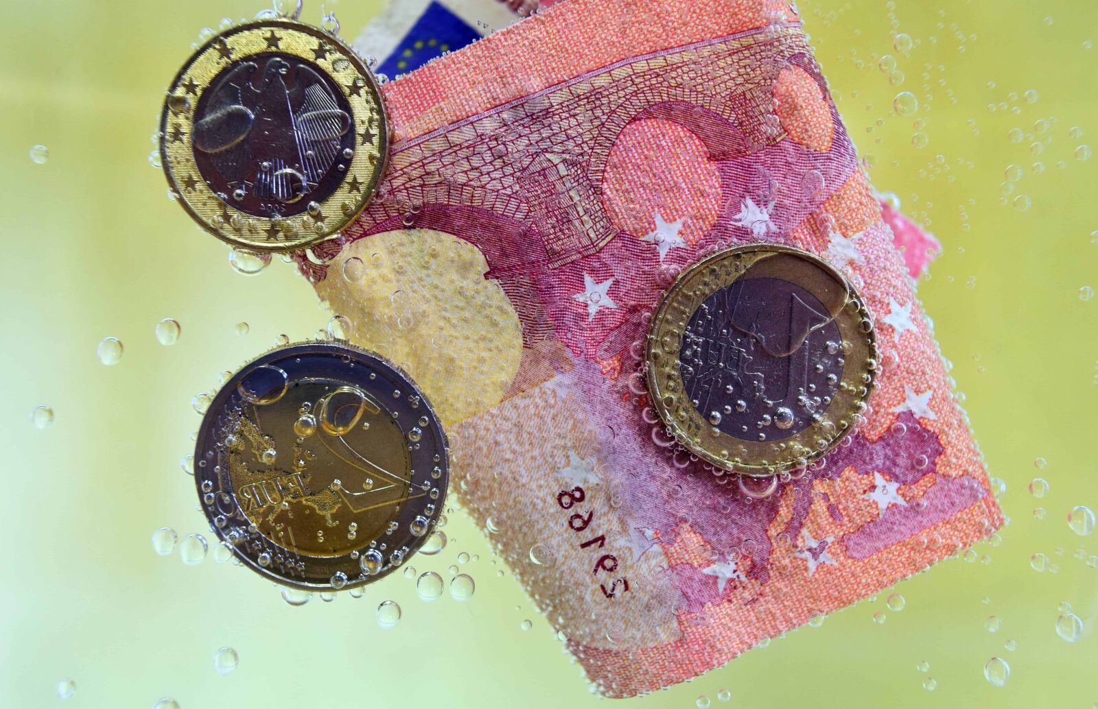 Nikon D3300 sample photo. Money, currency, underwater, metal photography