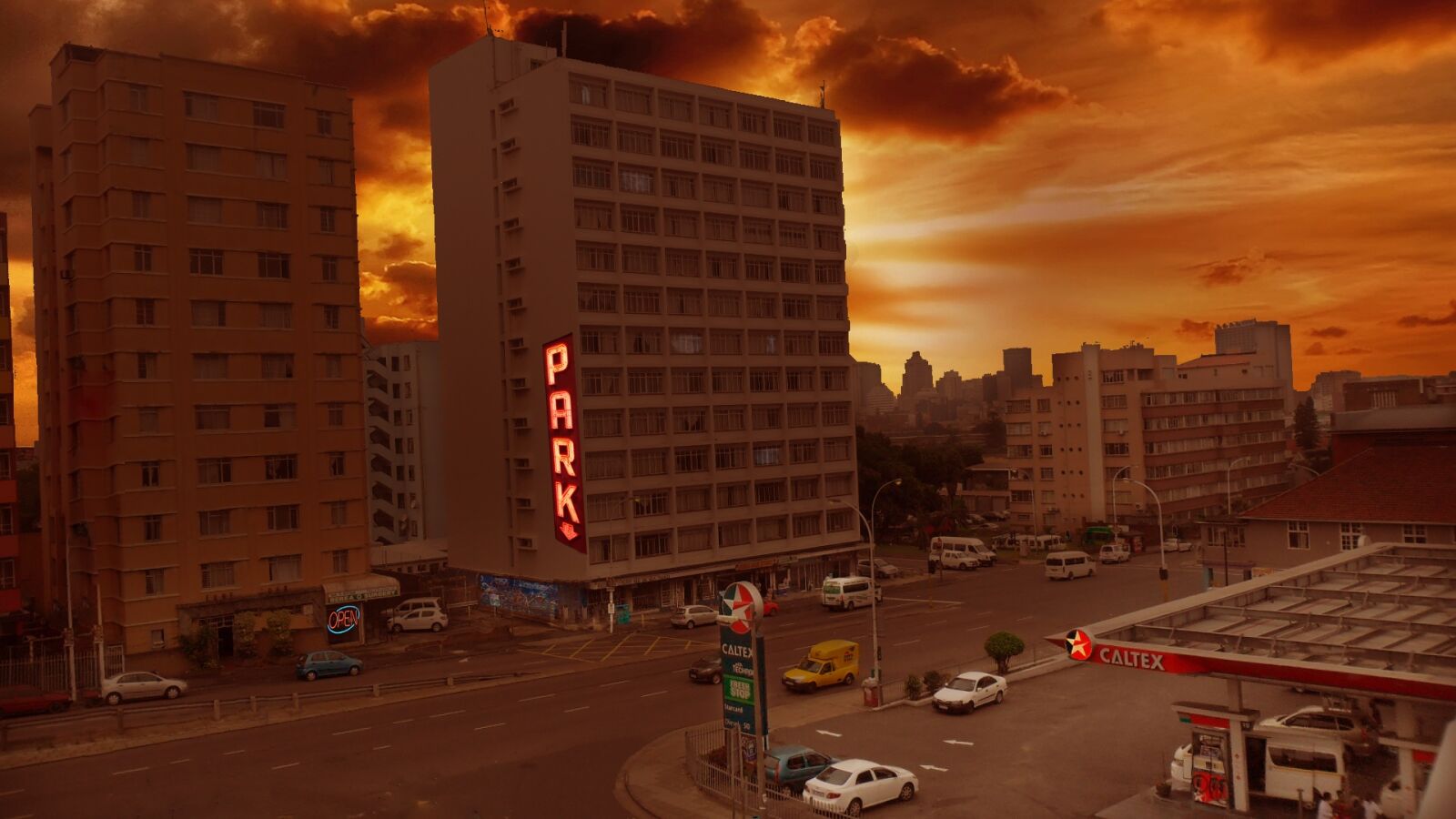 Samsung ES25, ES27 / VLUU ES25, ES27 /  SL45 sample photo. Durban, sunset, city photography