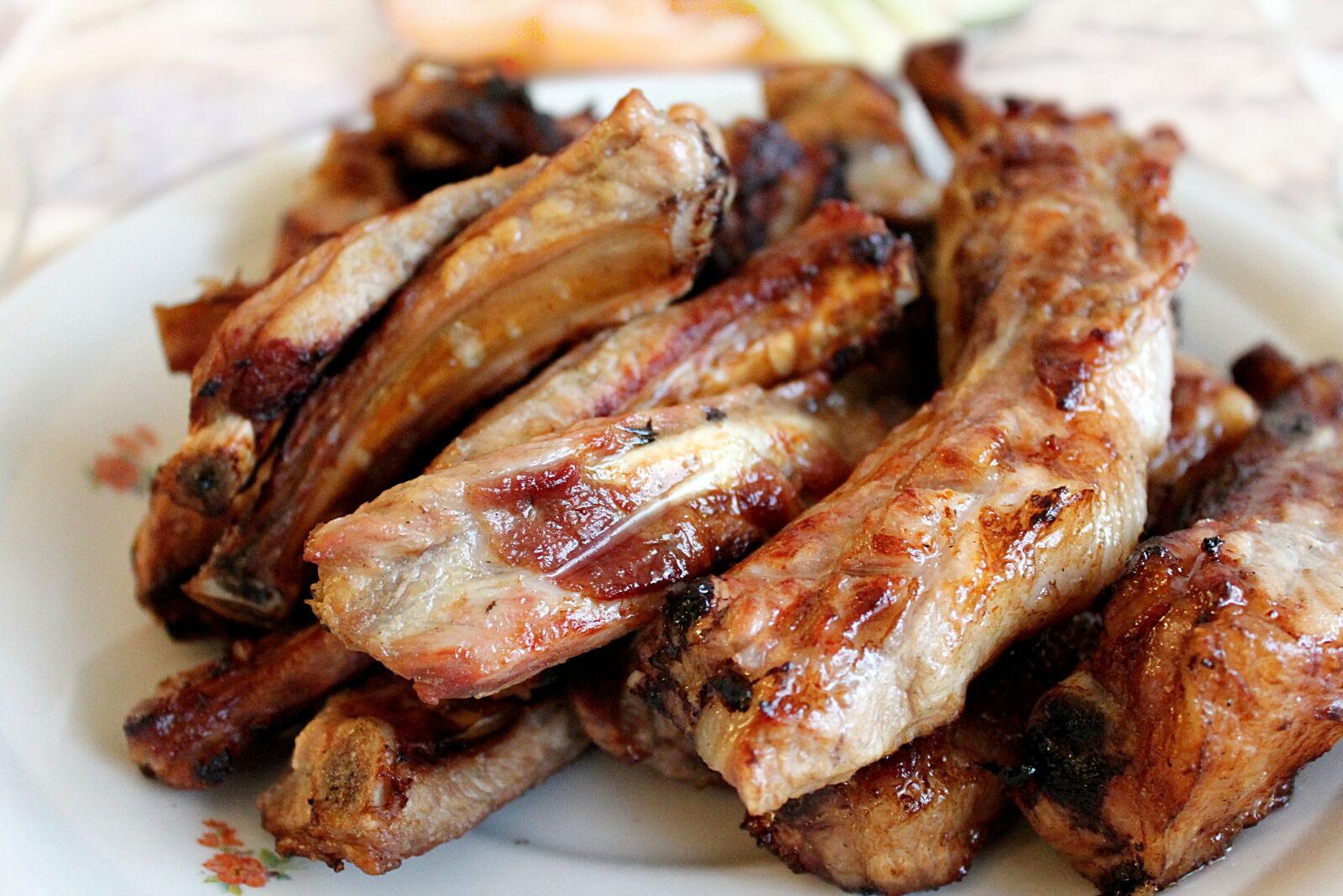 Canon EOS 1100D (EOS Rebel T3 / EOS Kiss X50) sample photo. Pork ribs, bbq ribs photography