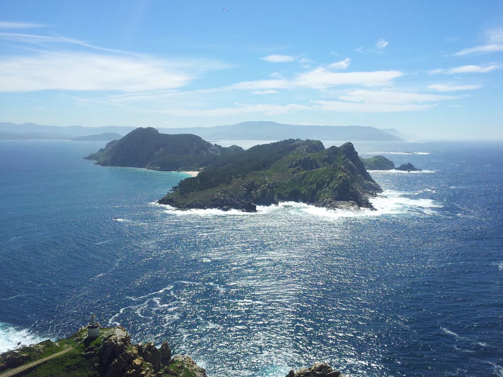 Samsung Galaxy S2 sample photo. Isla cies, spain, vigo photography