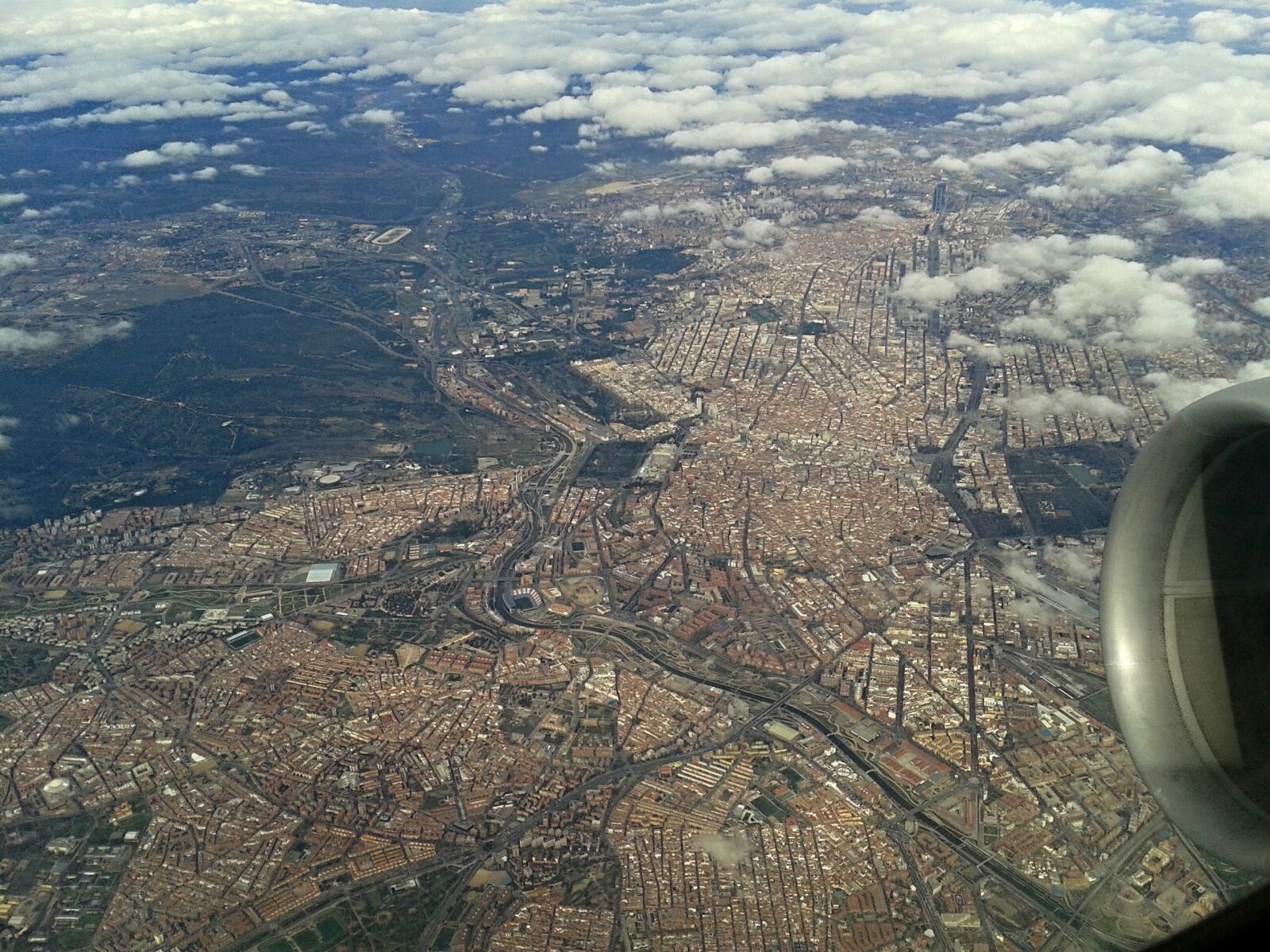 Samsung Galaxy S DUOS sample photo. Madrid, aerial view, bird's photography