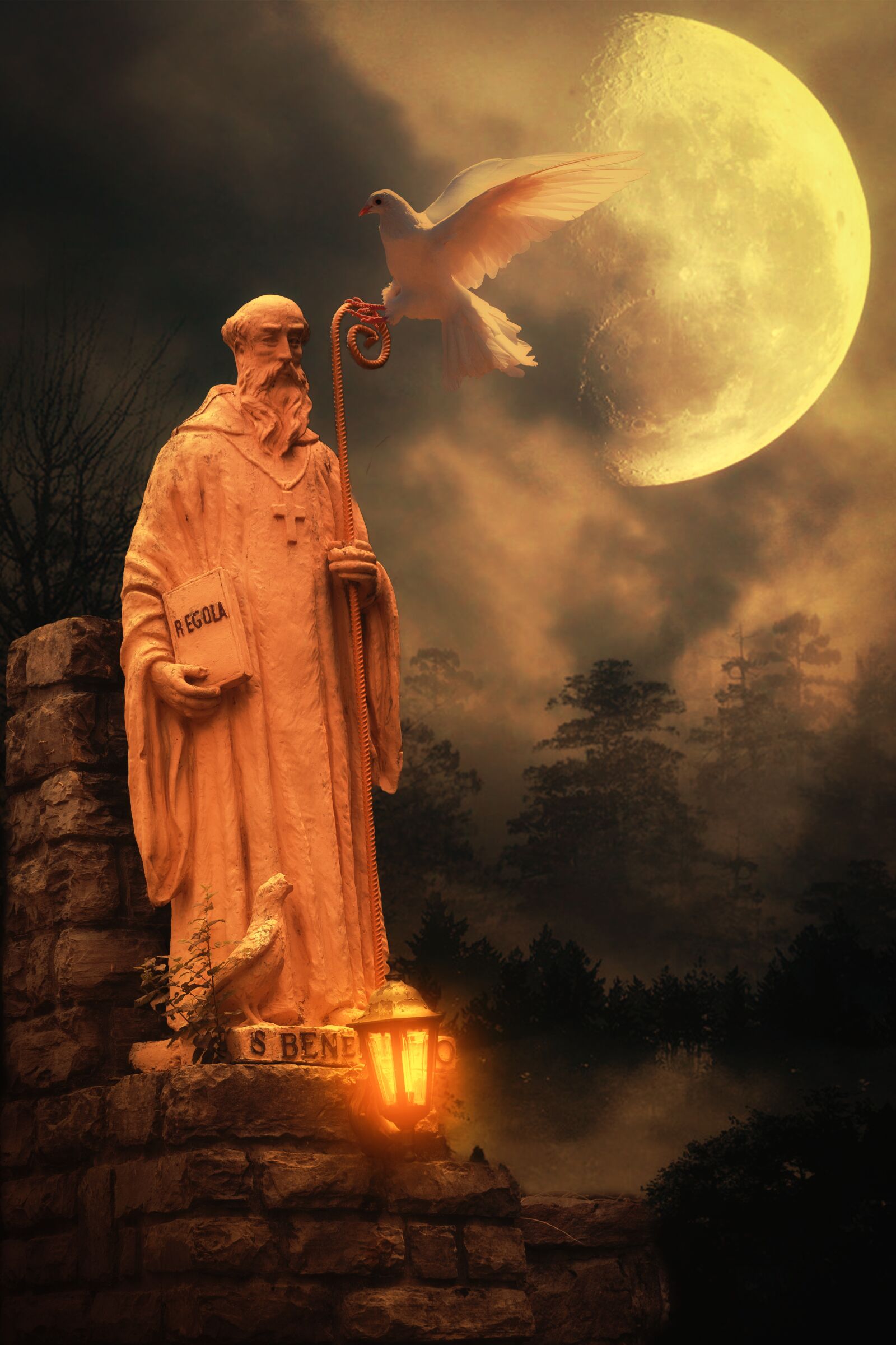 Nikon D5300 sample photo. Composing, moon, fantasy photography