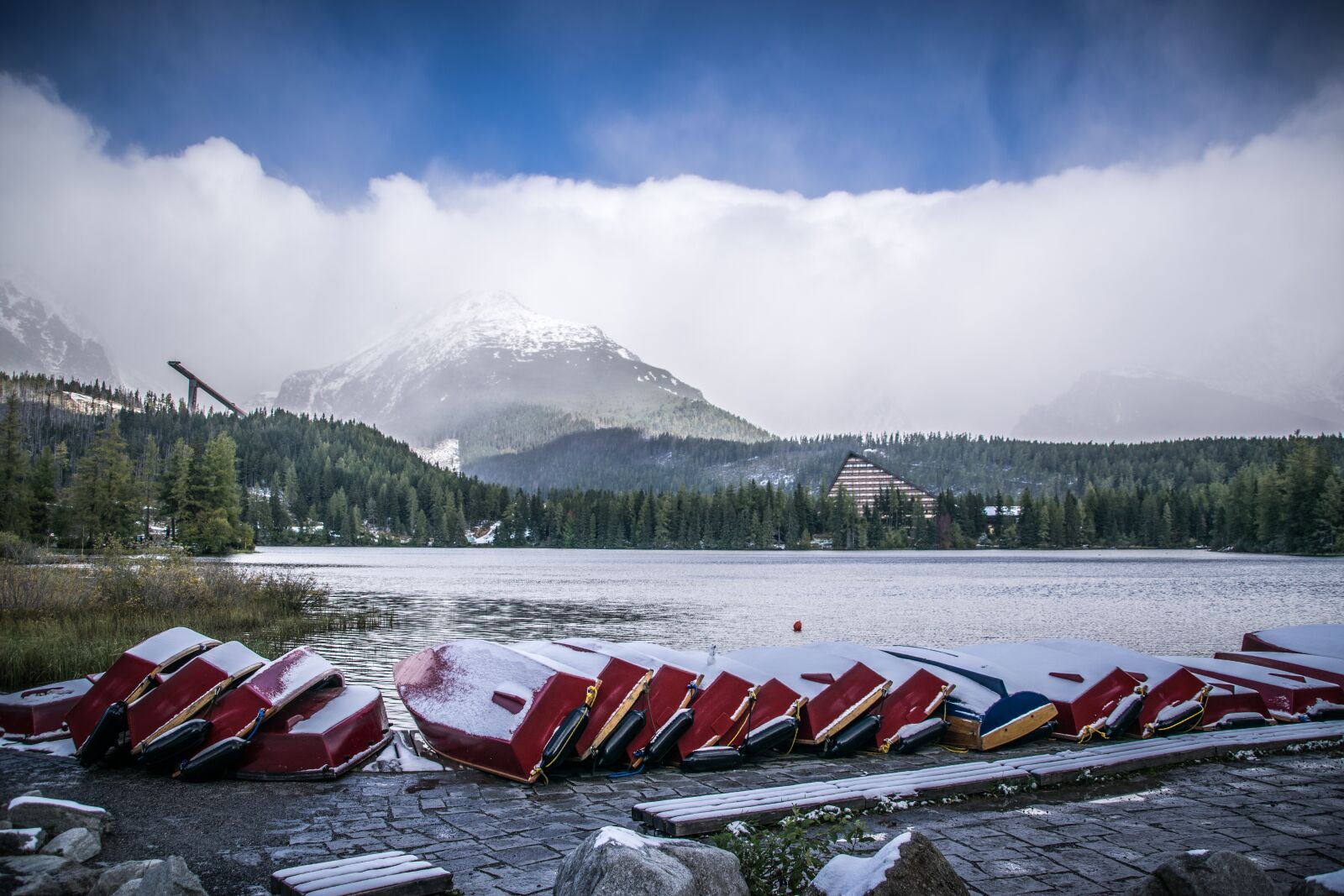 Nikon D5300 sample photo. Mountains, sky, snow photography