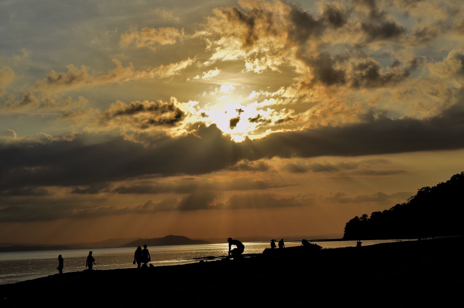 Nikon D3300 sample photo. Beach, evening, sun, nature photography