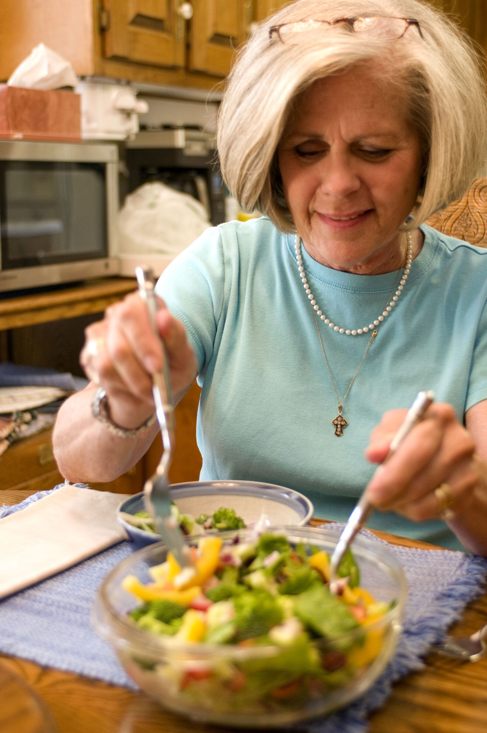 Nikon D300 sample photo. Salad, lettuce, broccoli, carrots photography