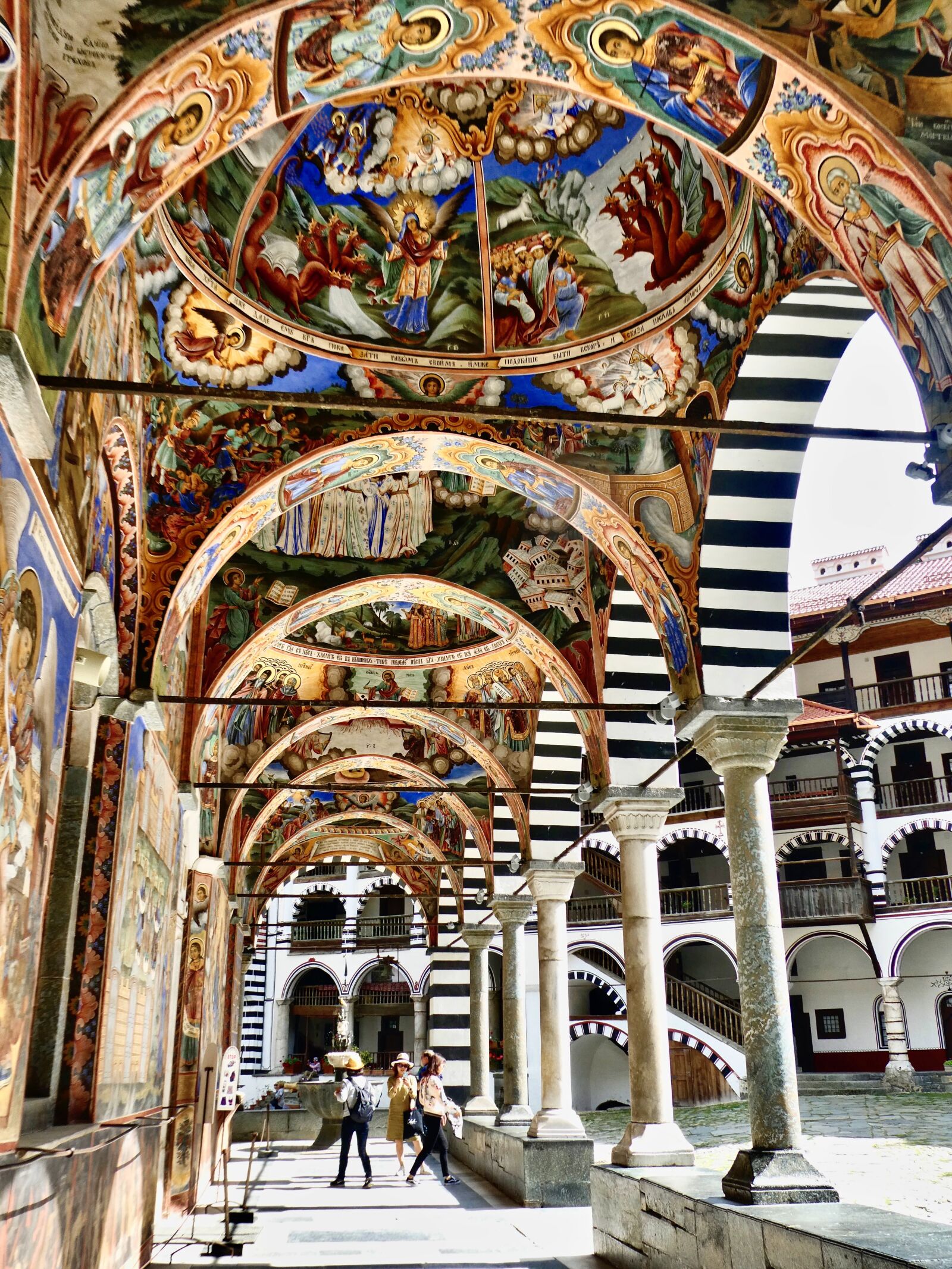 Panasonic Lumix DC-ZS70 (Lumix DC-TZ90) sample photo. Monastery, mural, painting photography