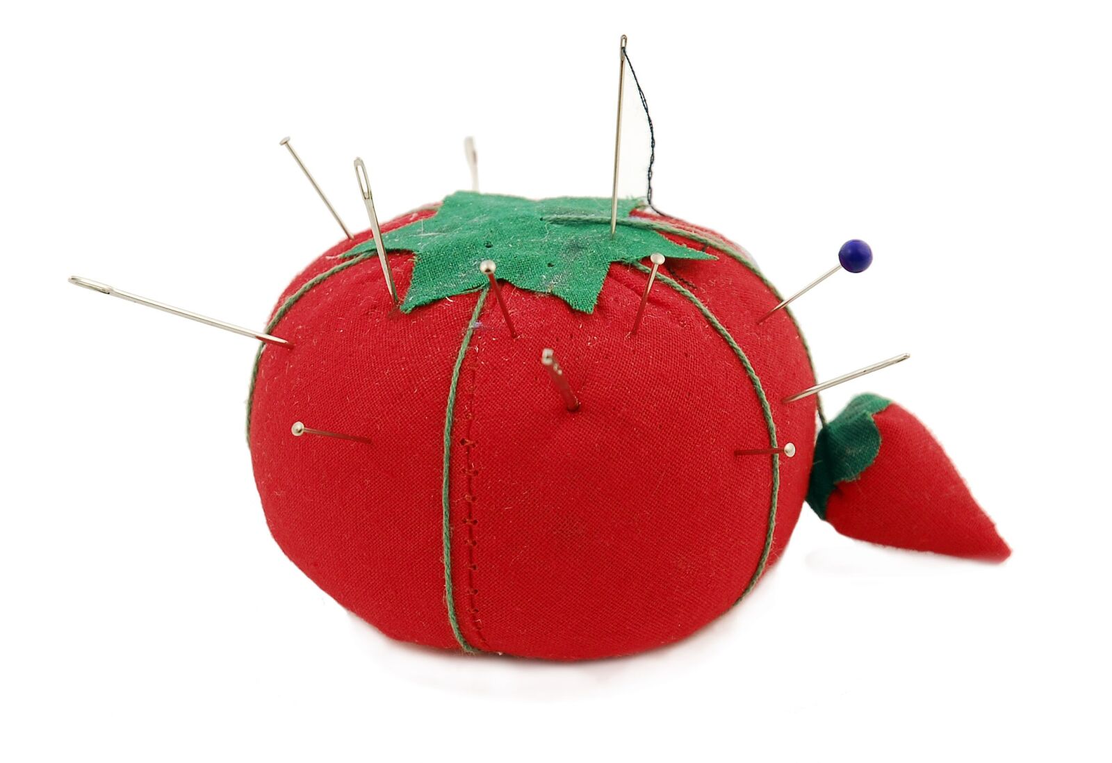 Nikon D200 sample photo. Pincushion, tomato, needles photography