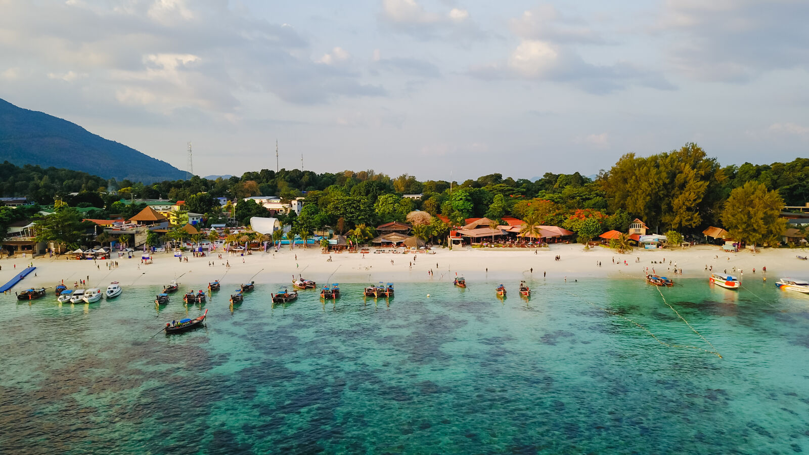 DJI FC220 sample photo. Aerial, beach, beautiful, boats photography