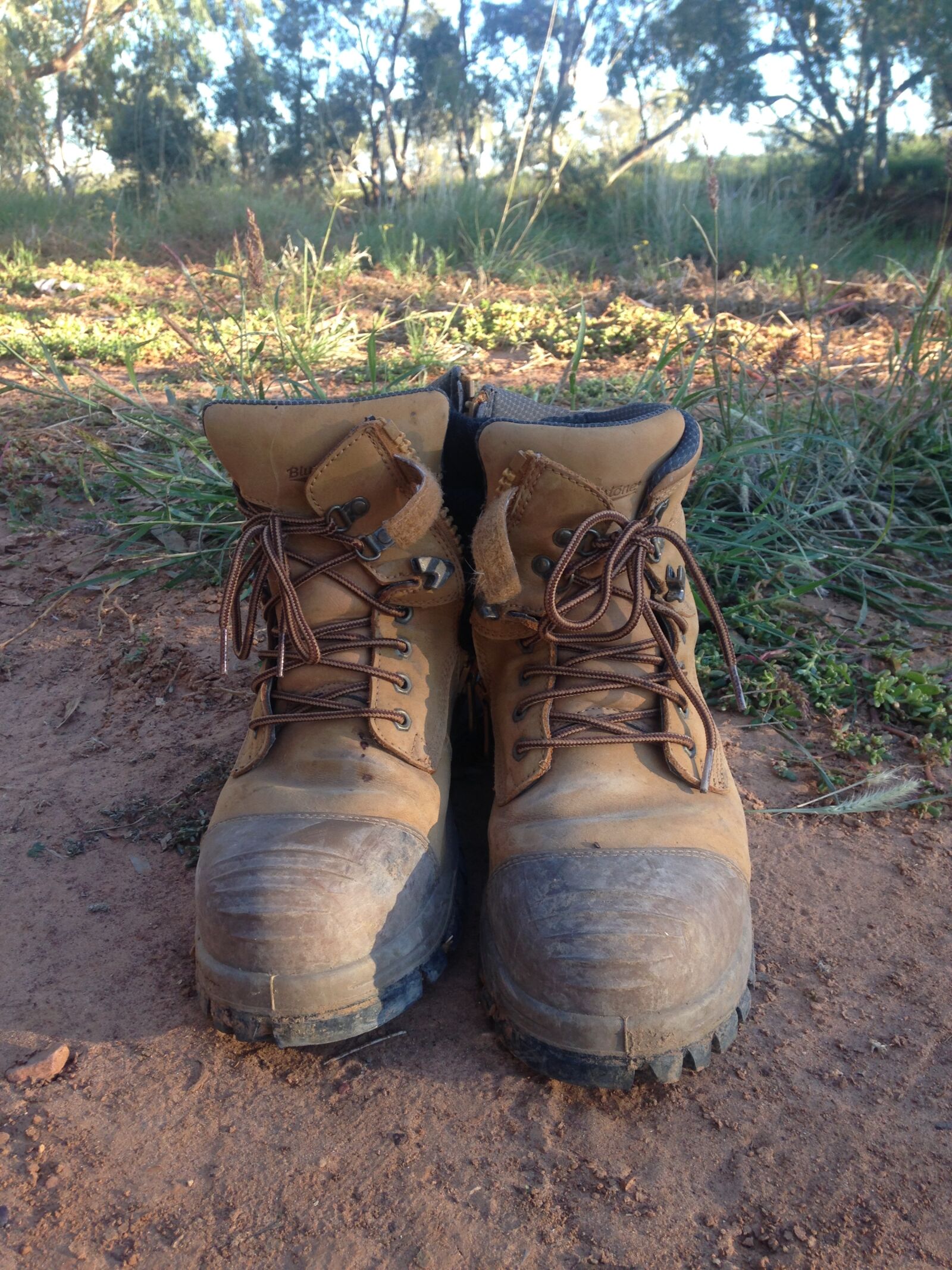 Apple iPhone 5c sample photo. Boots, feet, hiking, outback photography