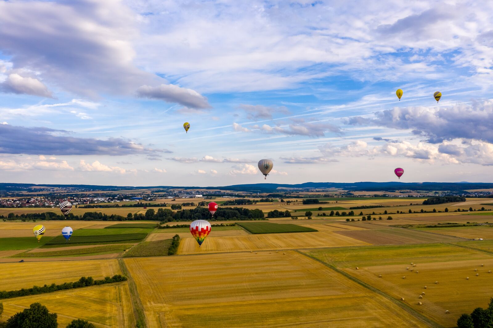 Hasselblad L1D-20c sample photo. Hot air balloon, ballooning photography