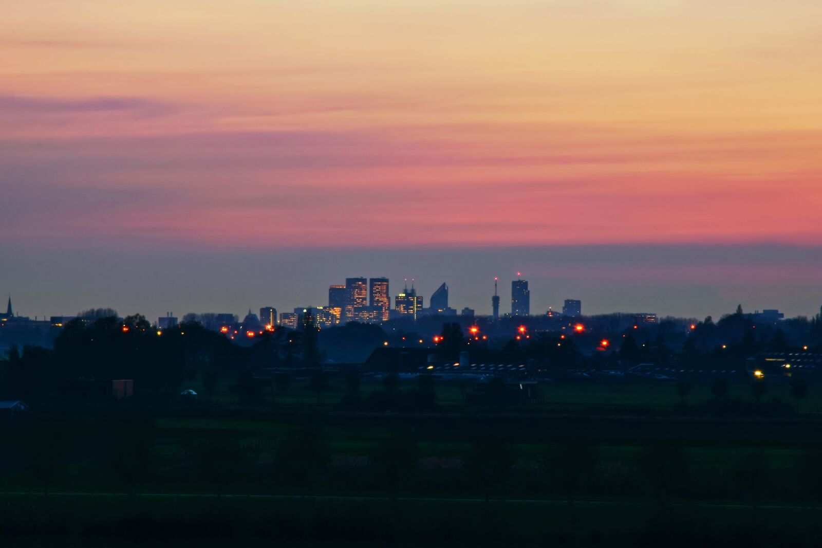 Nikon D3300 sample photo. Panoramic, sunset, city photography