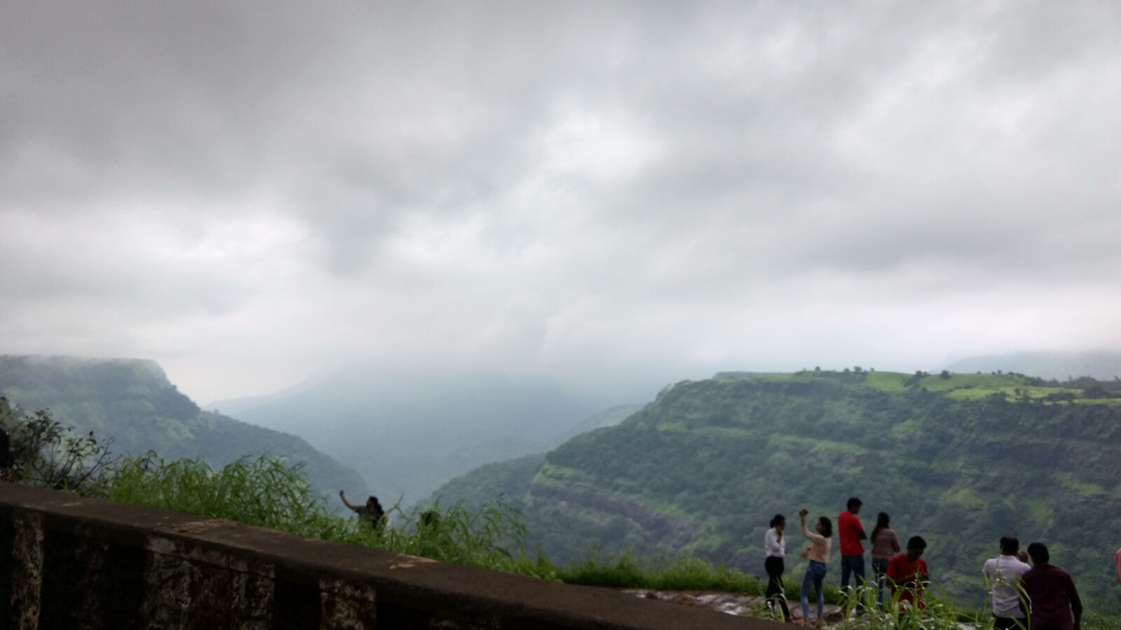 Motorola Moto G (4) sample photo. Gray, sky, mountain, people photography