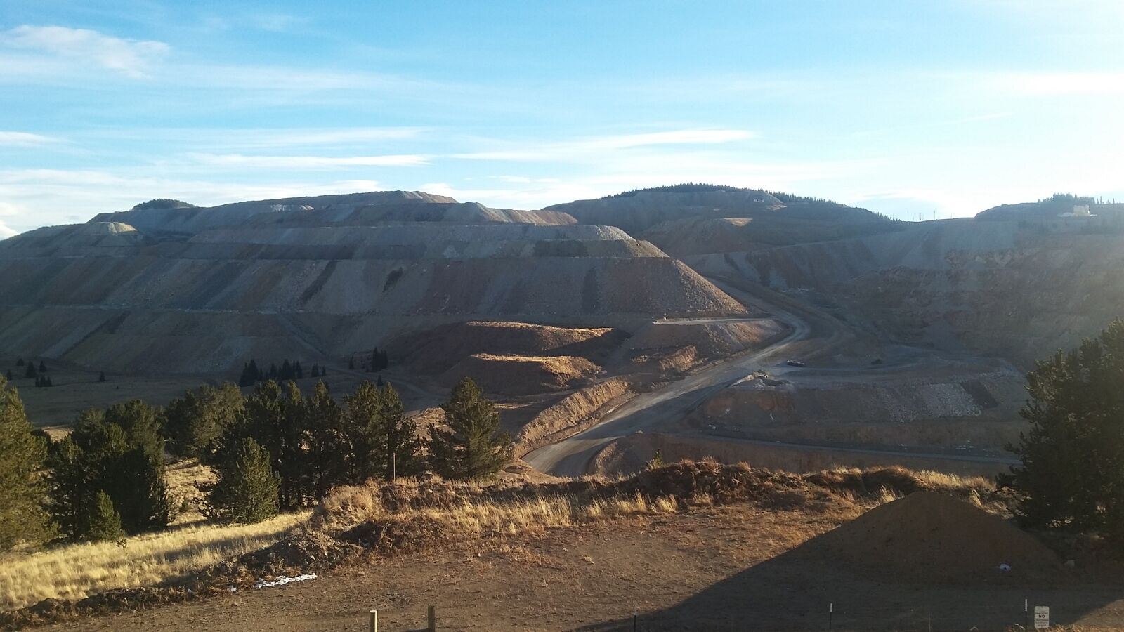 Samsung Galaxy Grand Prime sample photo. Mining, dirt, hills photography