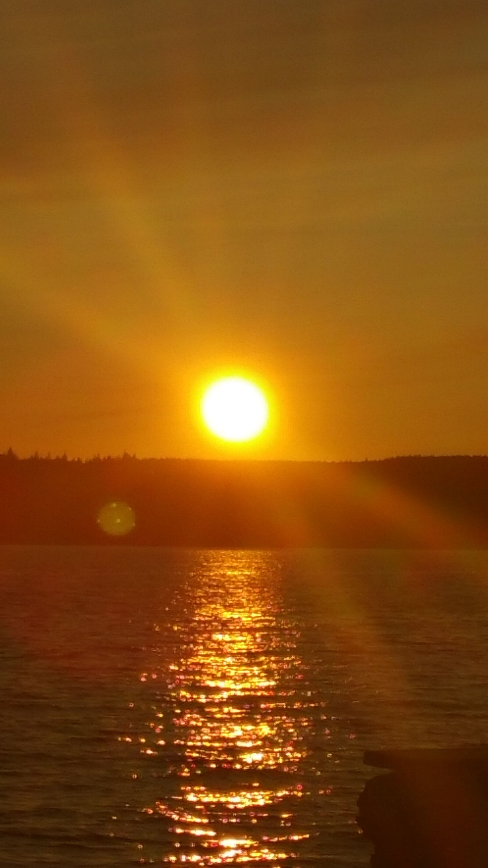 Samsung Galaxy Note4 sample photo. Sunset, puget sound, pacific photography