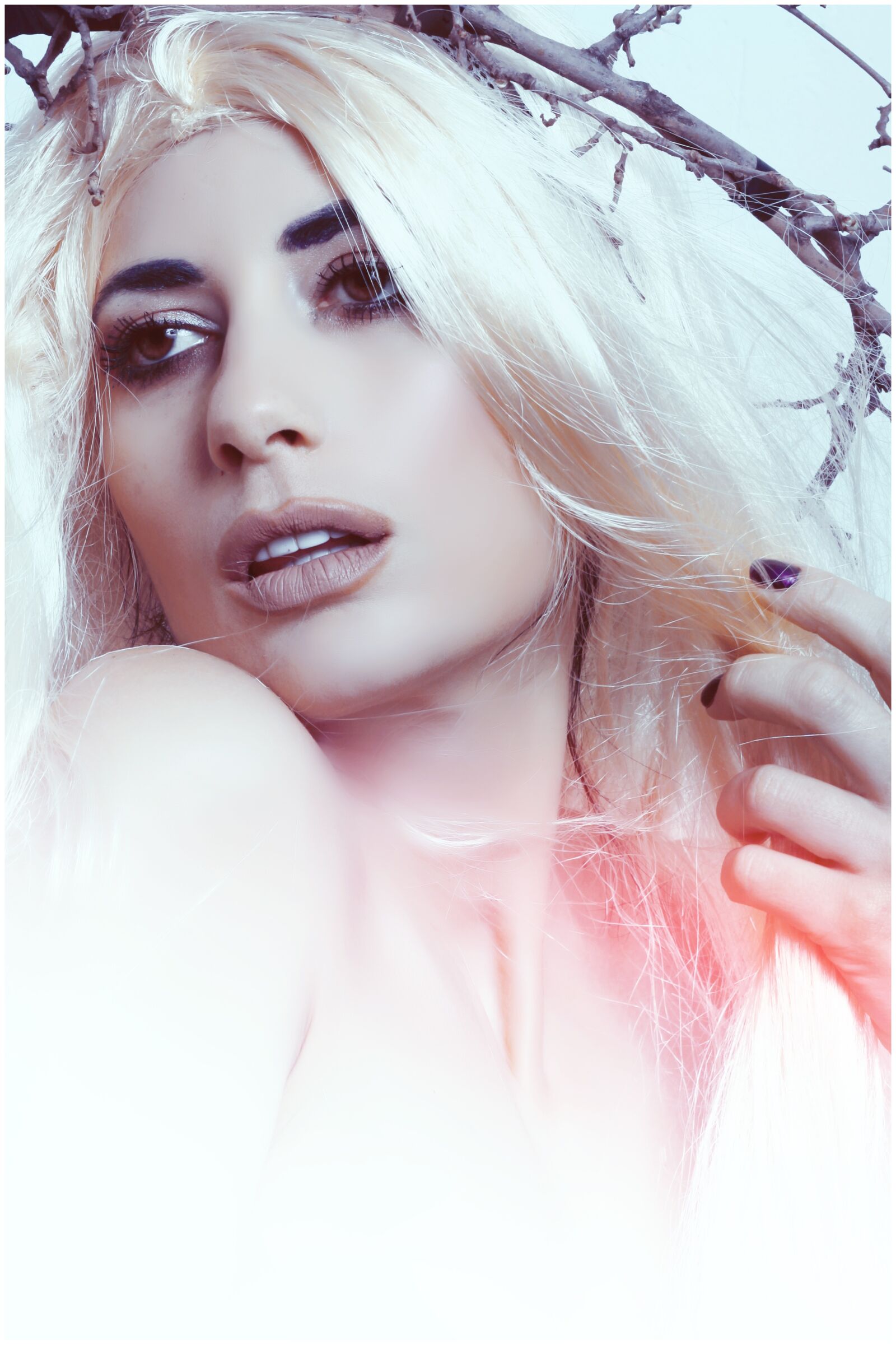 Canon EOS 5D Mark II sample photo. Blonde, art, portrait photography