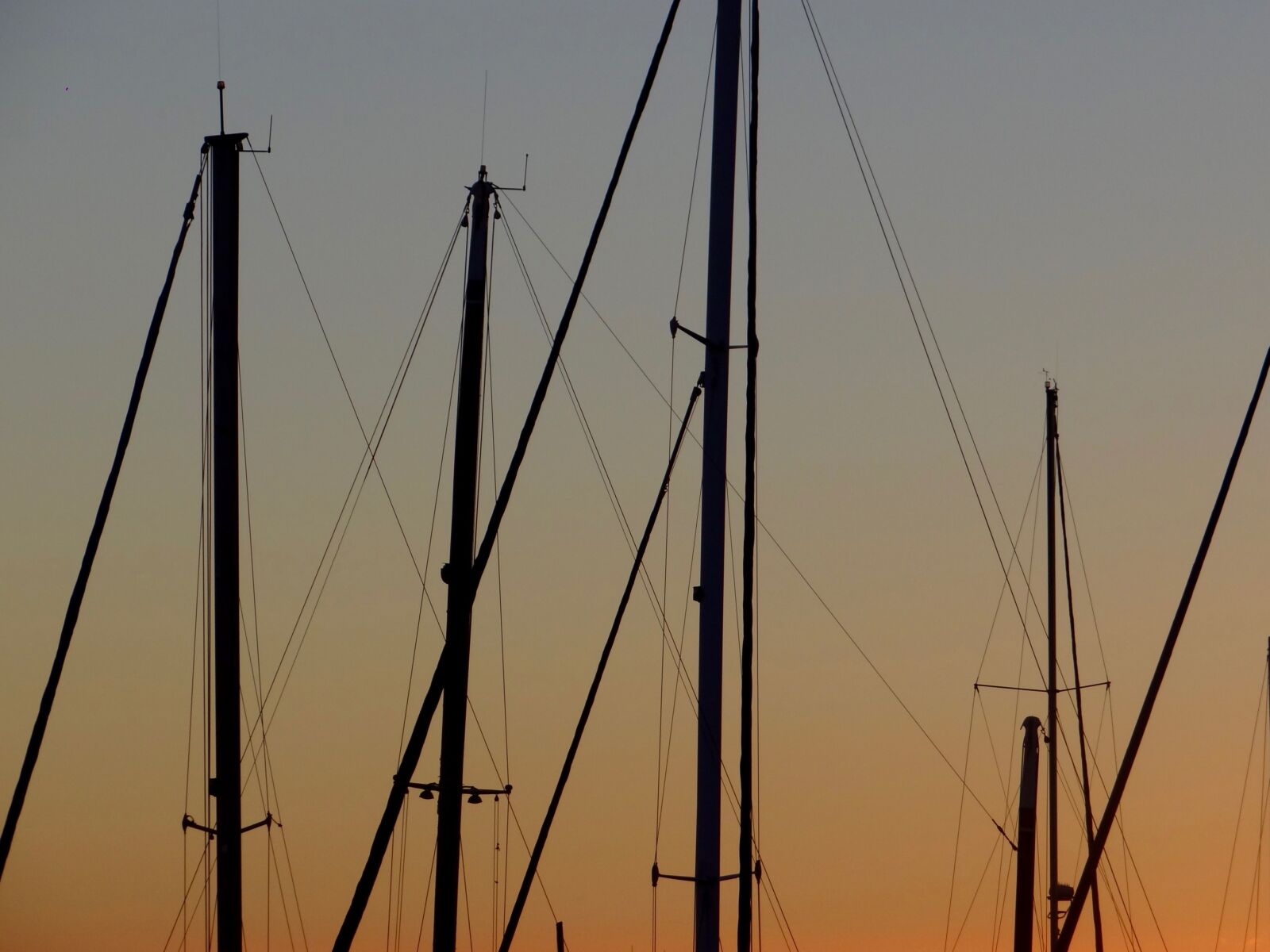 Sony Cyber-shot DSC-HX100V sample photo. Masts, sunset, beach photography