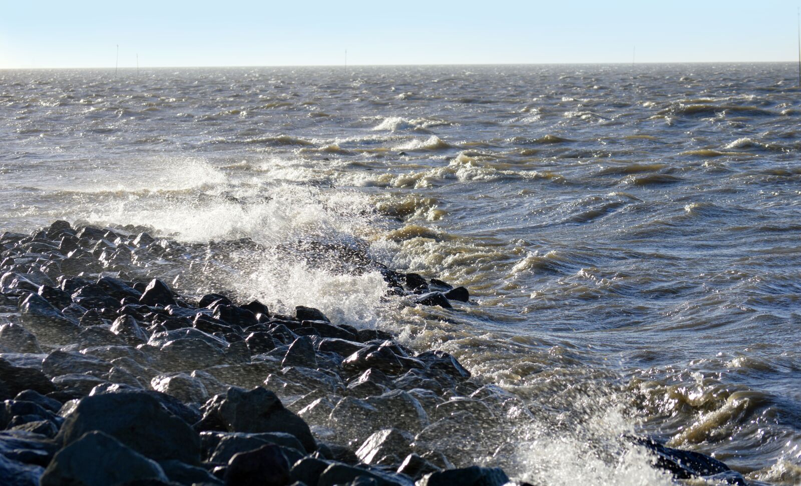 Nikon D3200 sample photo. North sea, wave, spray photography