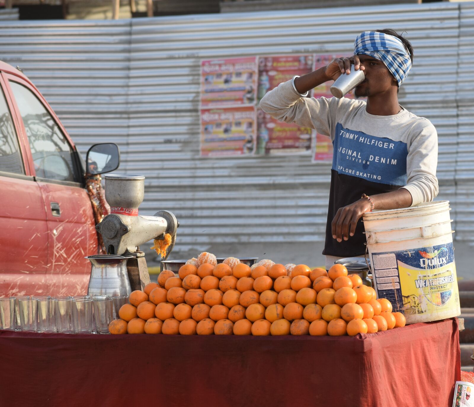 Nikon D3300 sample photo. Fruit, vendor, juice photography
