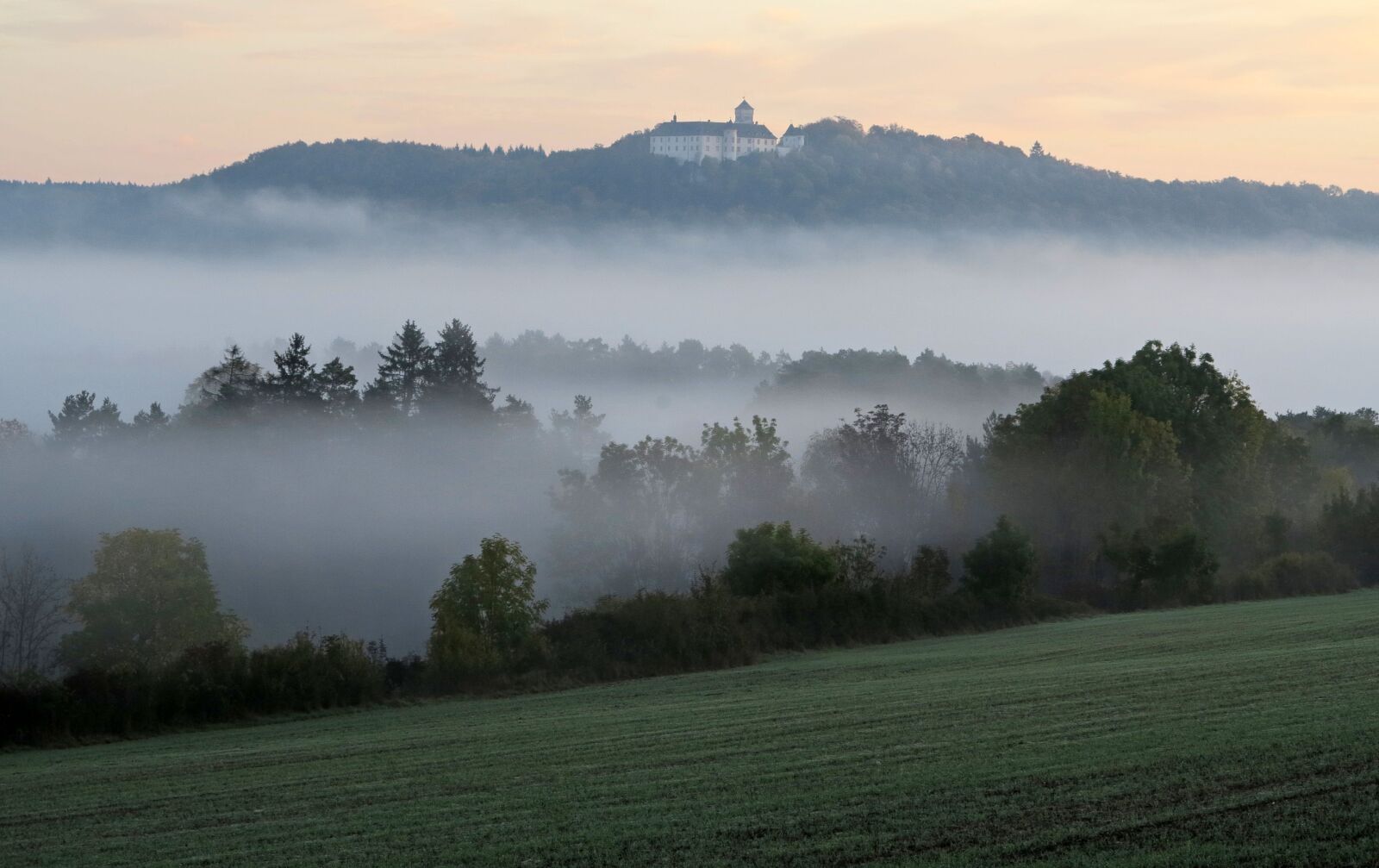 Canon PowerShot G1 X sample photo. Autumn mood, fog, landscape photography