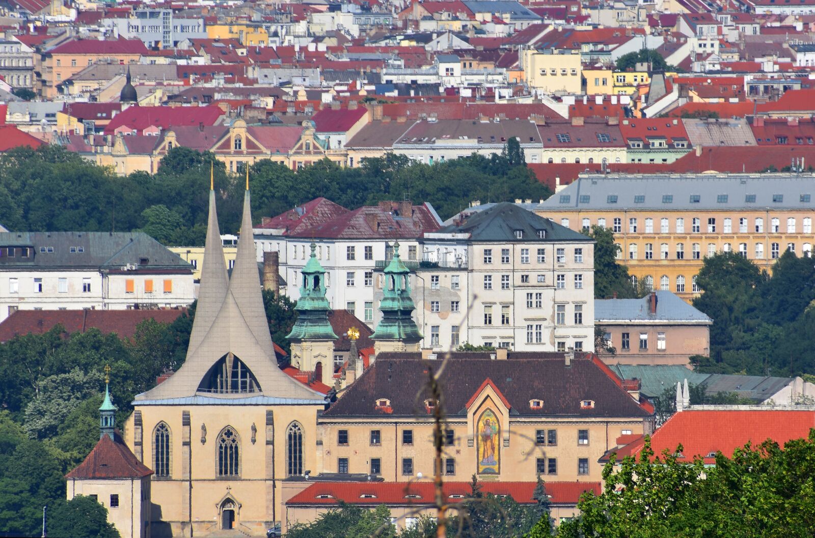 Nikon D3400 sample photo. Monastery, city, prague photography