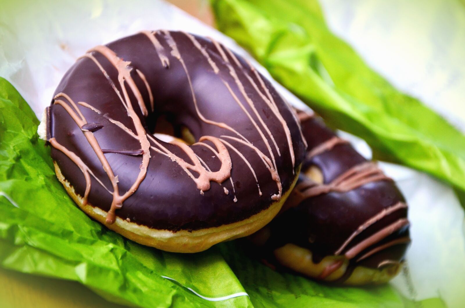Nikon D5100 sample photo. Donut, chocolate, jam, cake photography
