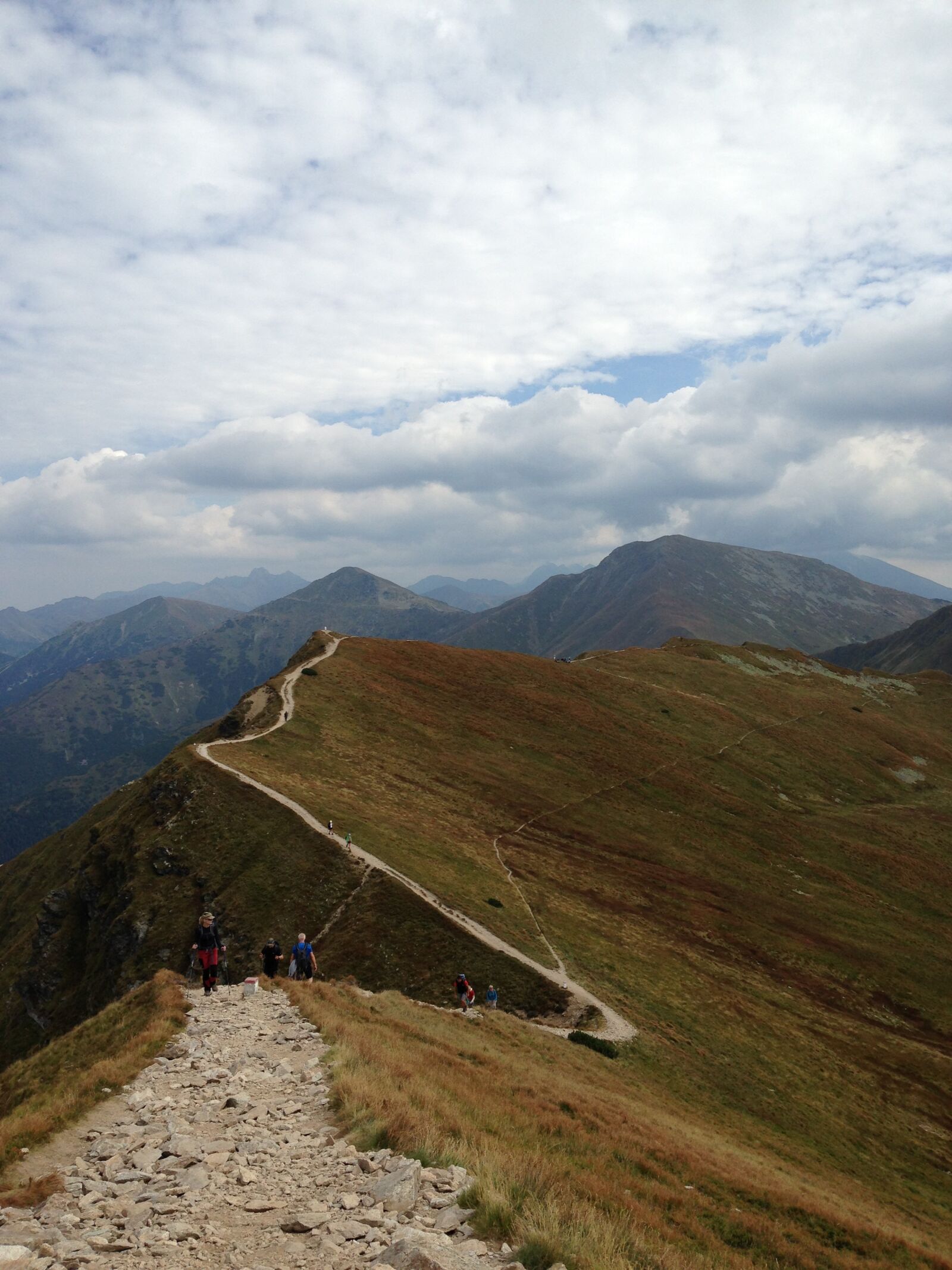 Apple iPhone 5c sample photo. Tatry, mountains, trail photography