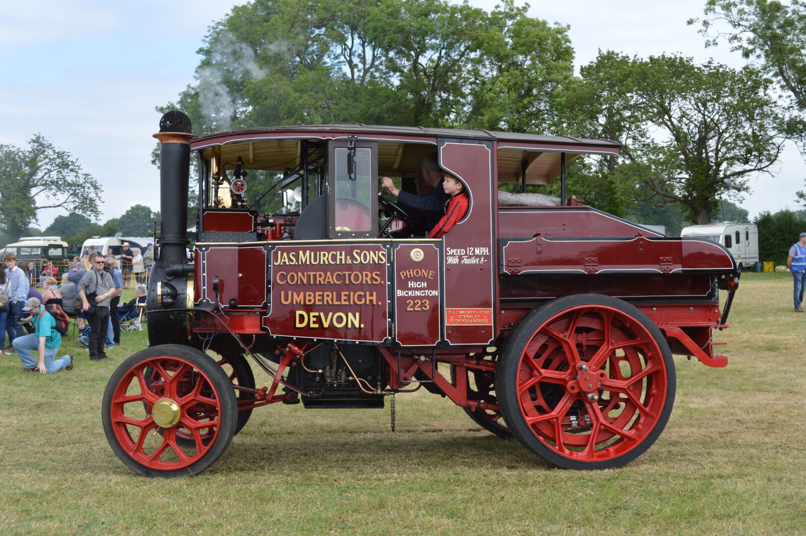 Nikon D3200 sample photo. Steam, engine, traction engine photography