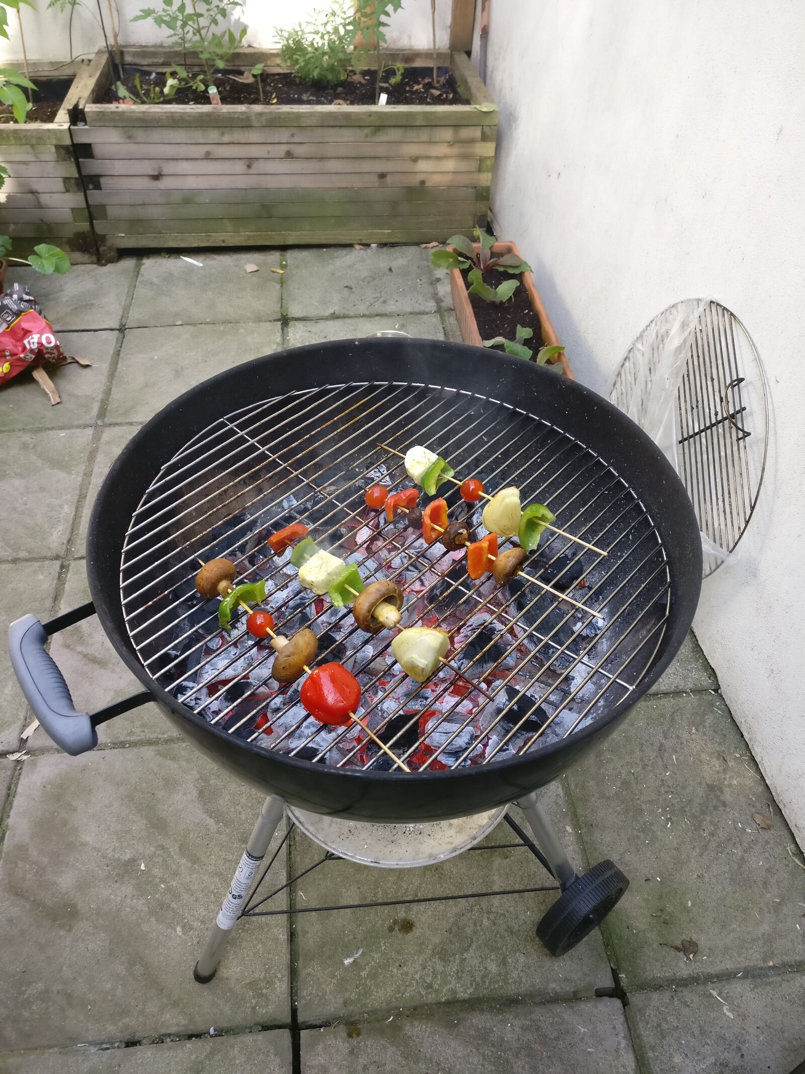 OnePlus A3003 sample photo. Barbecue, grill, vegetable, vegetables photography