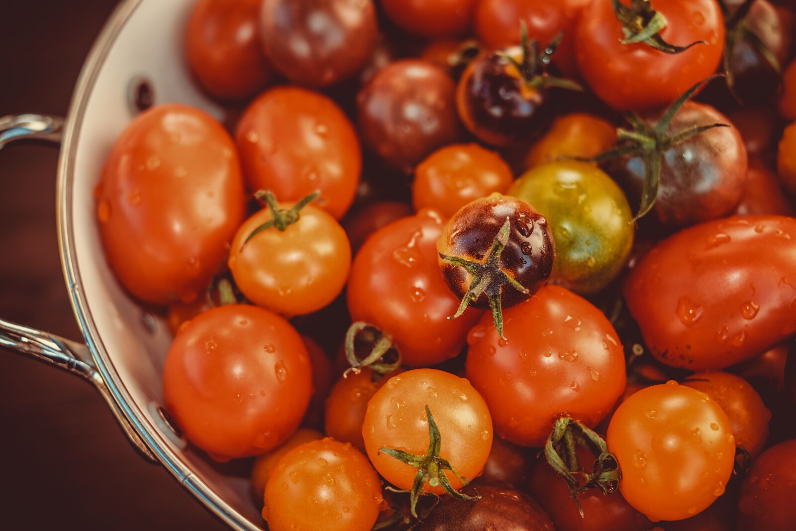 Fujifilm X-T10 + Fujifilm XF 35mm F1.4 R sample photo. Tomatoes, colorful, bio photography