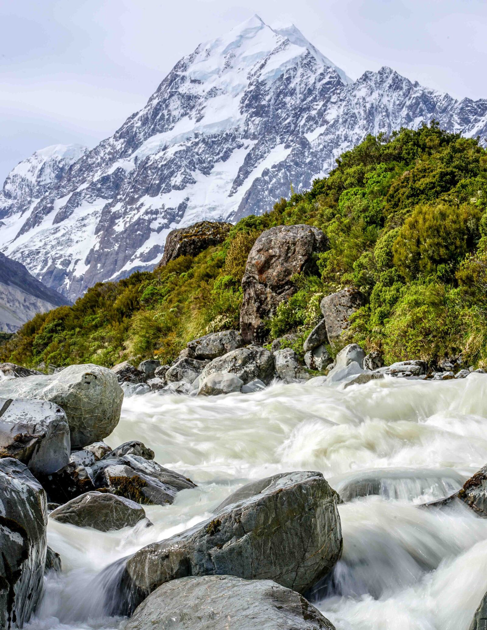 Sony a7 II sample photo. River, torrent, motion photography