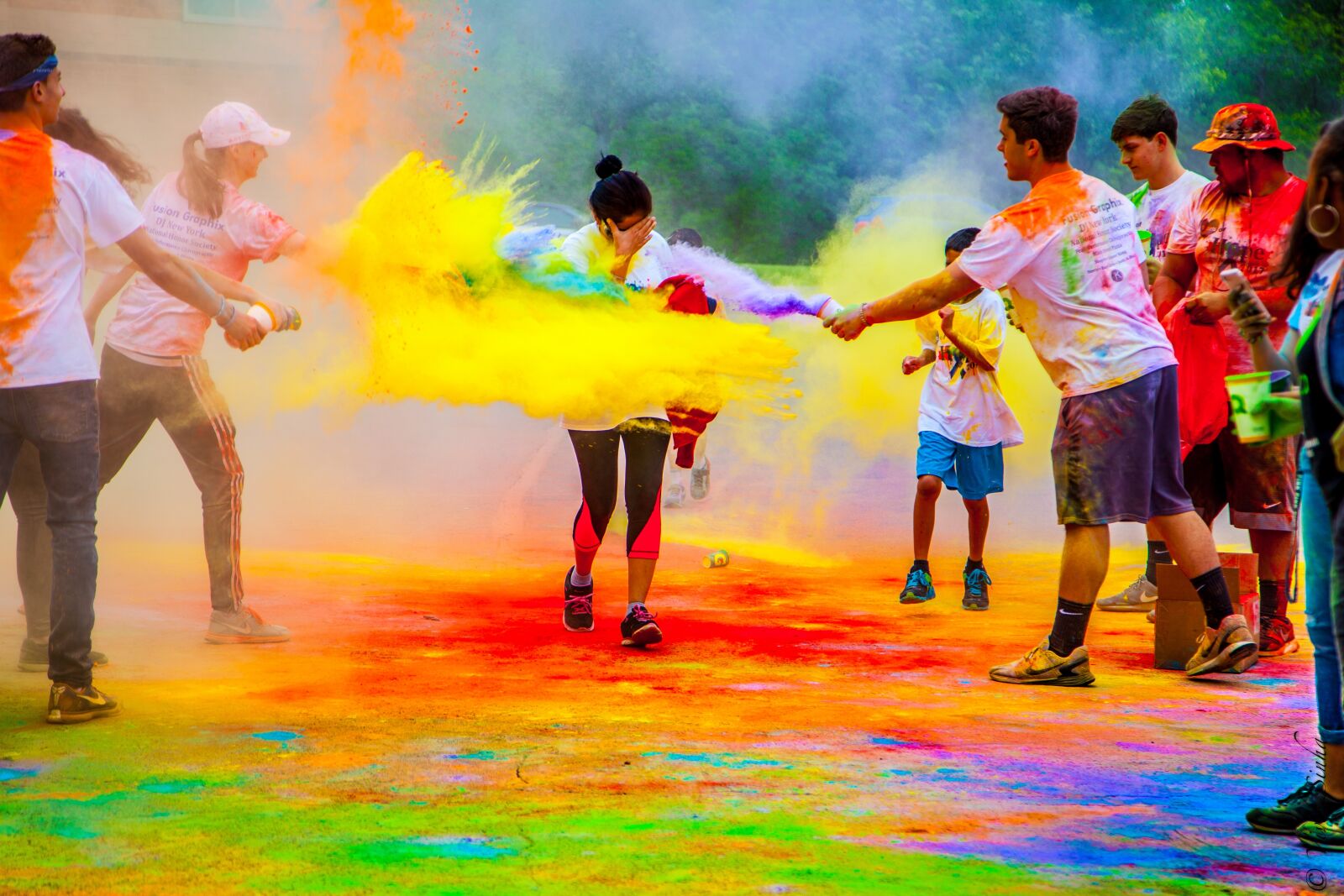 Canon EOS 5D Mark II sample photo. Color, marathon, colorful photography
