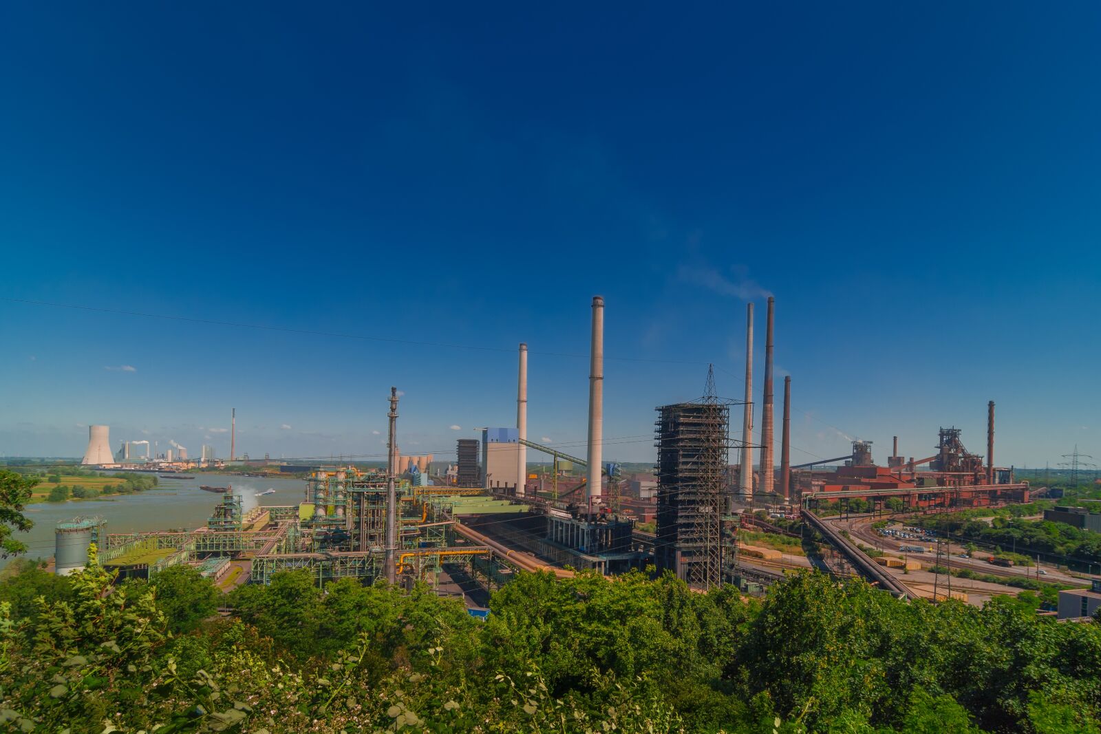 Pentax K20D sample photo. Industry, duisburg, ruhr area photography