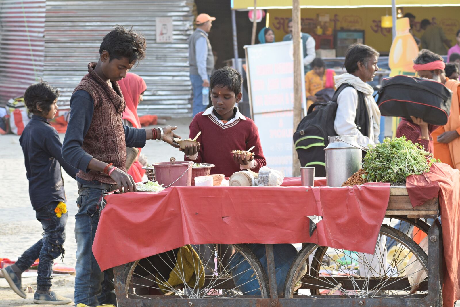 Nikon D3300 sample photo. Food, vendor, market photography