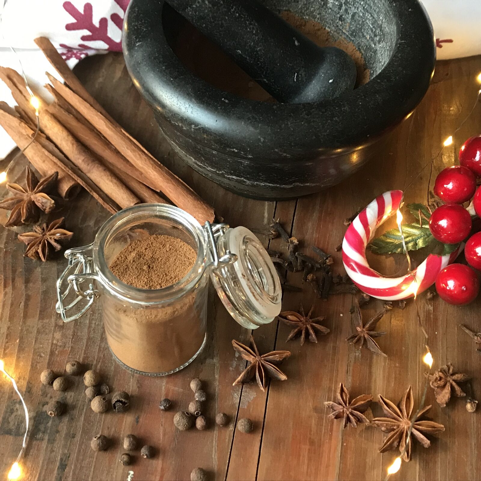 Apple iPhone 7 sample photo. Spice, allspice, anise photography